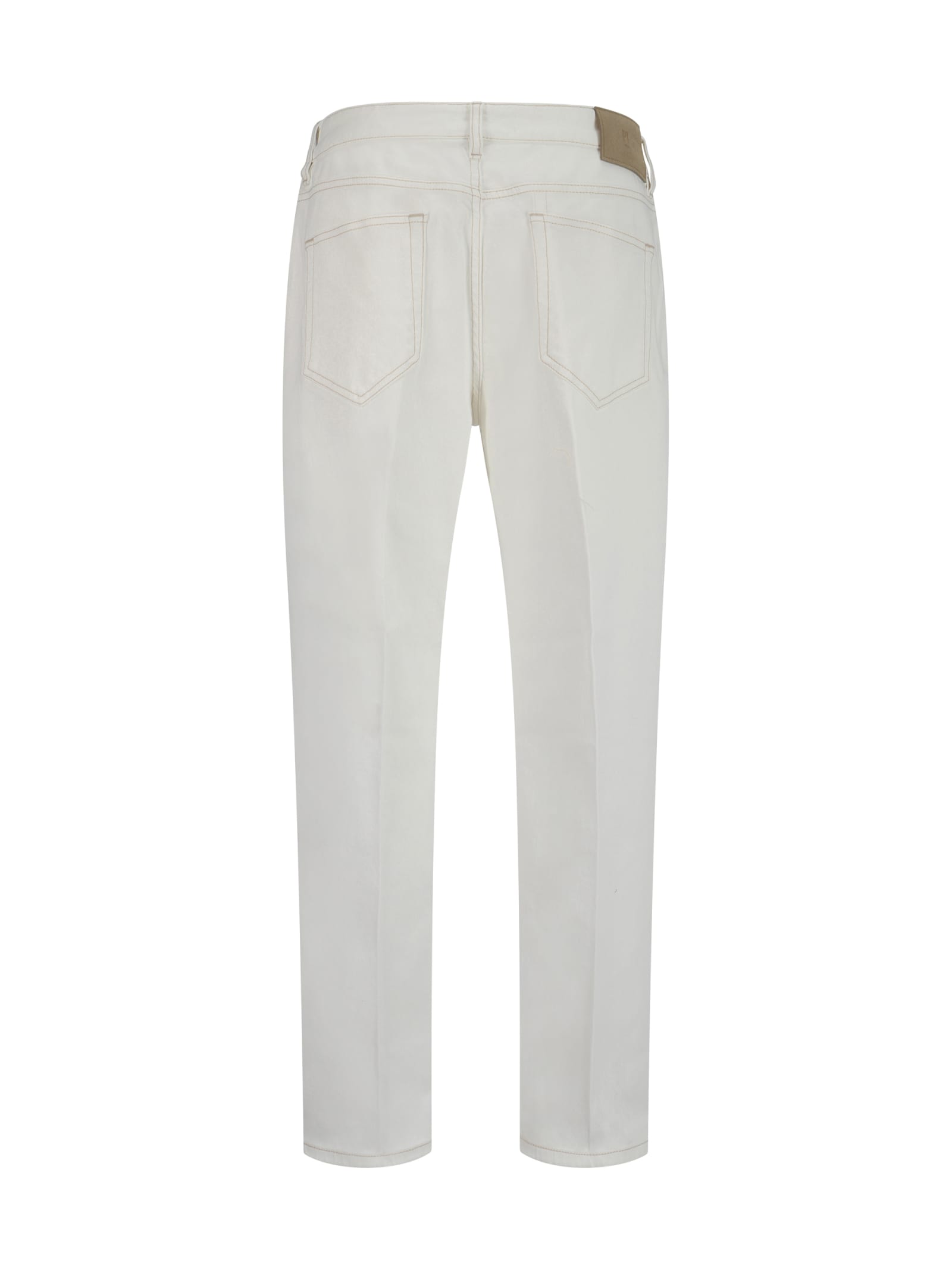 Shop Pt Torino Denim Pants In Non Definito