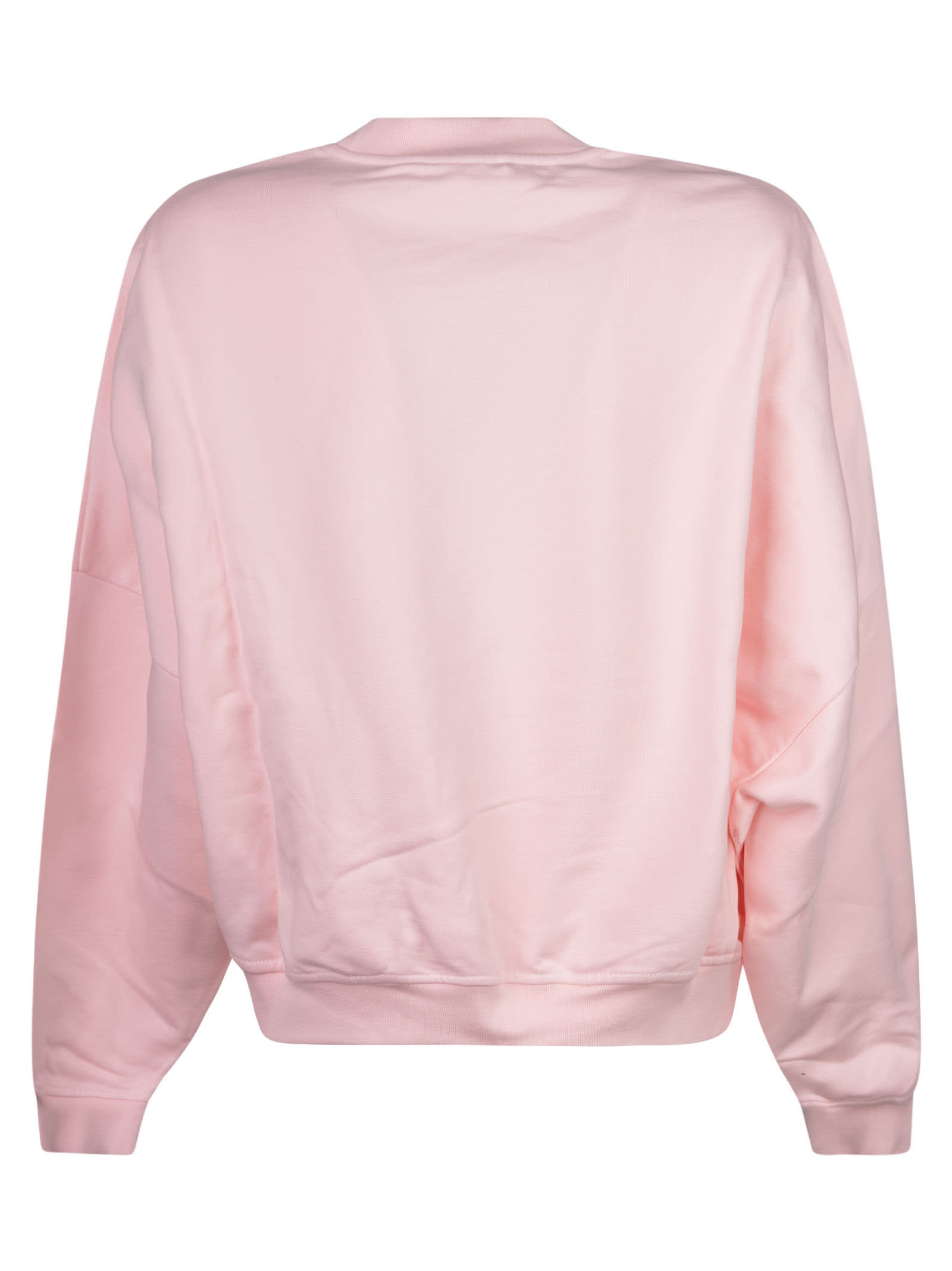 Shop Marni Oversized Logo Sweatshirt In Pink Gummy