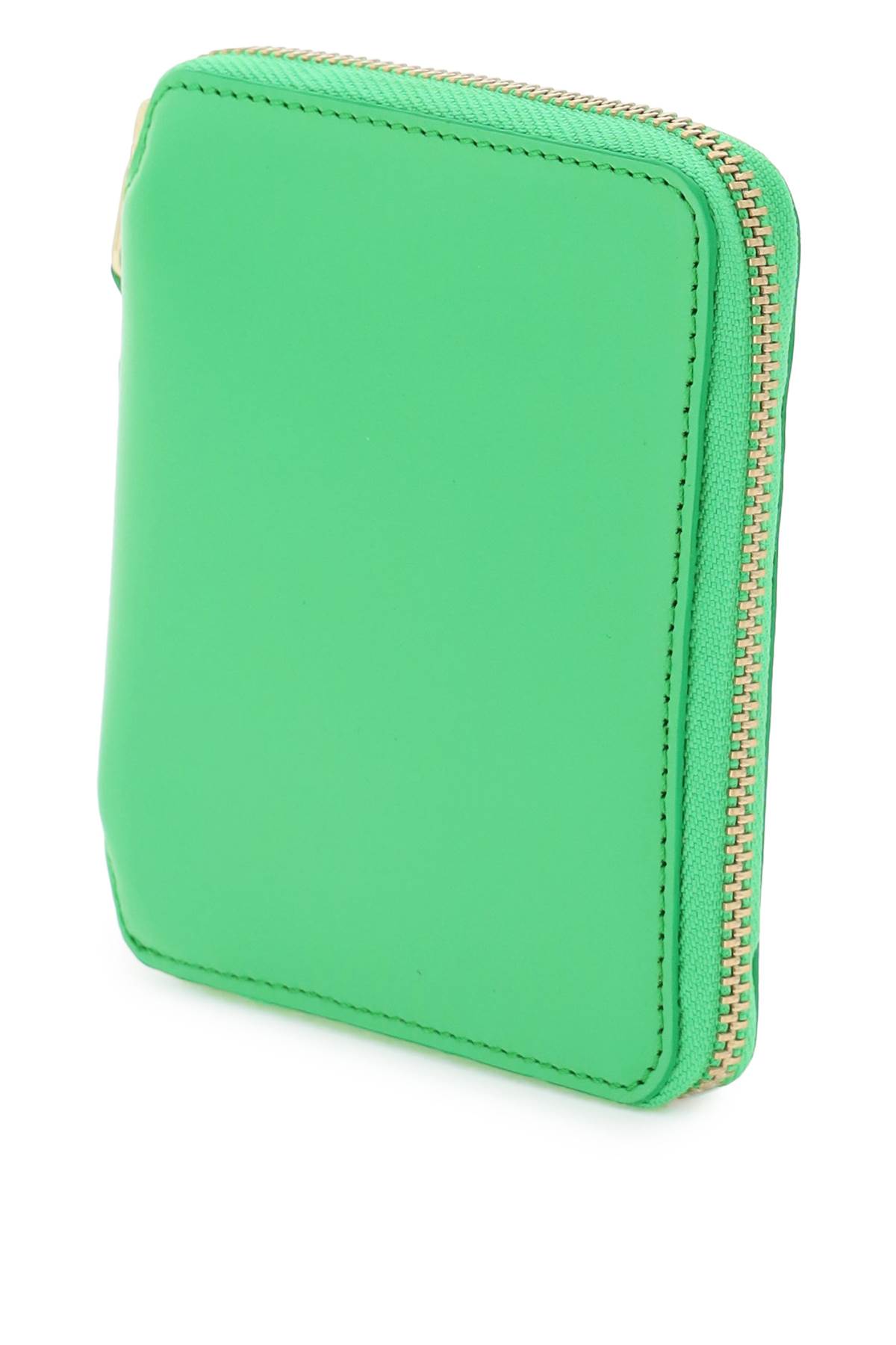 Comme Des Garçons Zip-around Wallet In Green