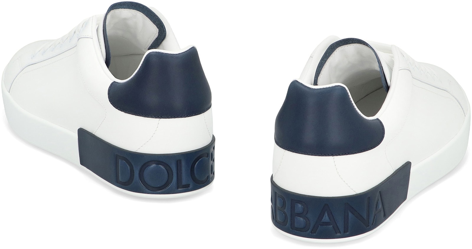 Dolce & Gabbana White Sneakers With Minimalist Design And Cushioned Sole In White