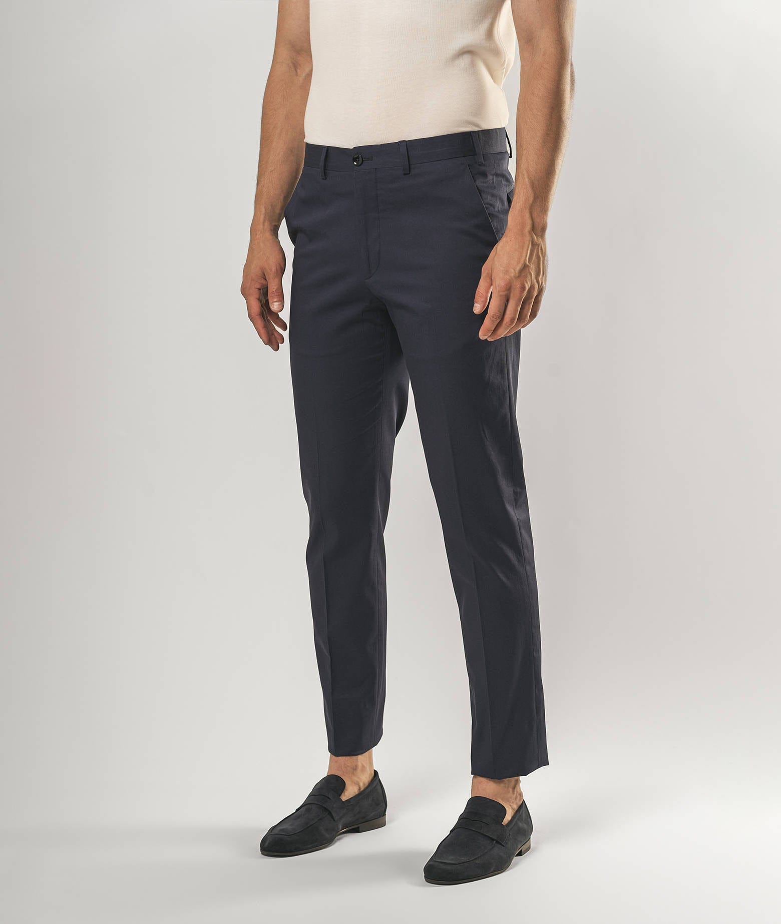 Larusmiani 5th Ave Trousers Pants In Blue