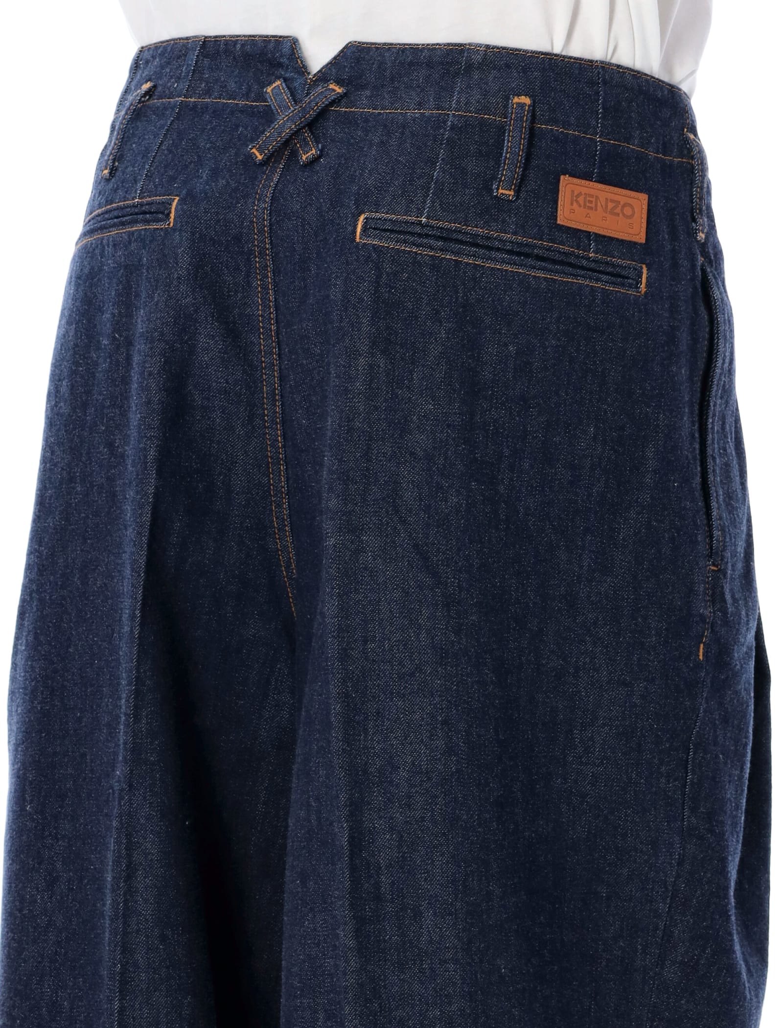 Shop Kenzo School Boy Fit Jeans In Blue