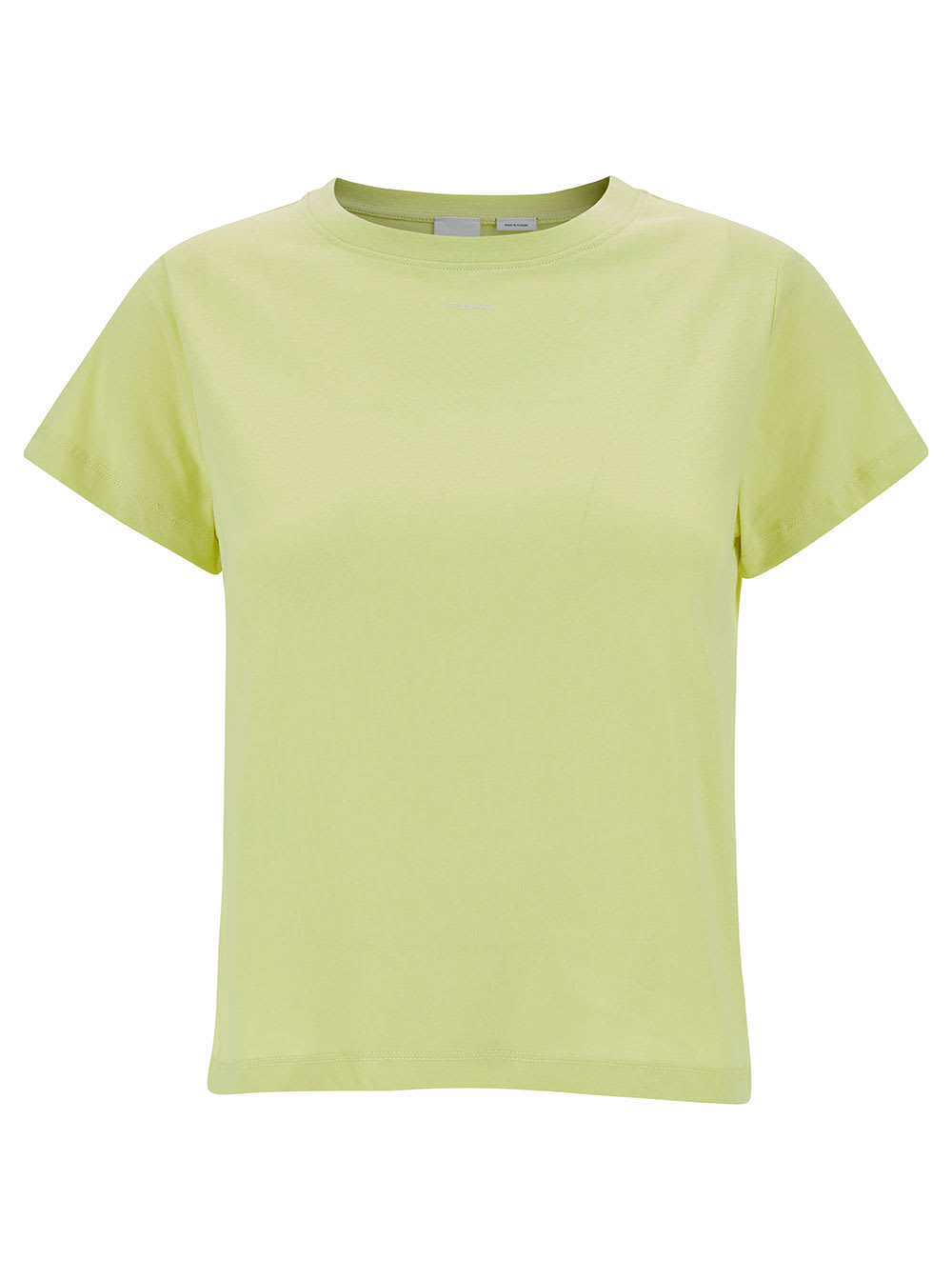 Pinko Basico T-shirt Jersey Old In Yellow