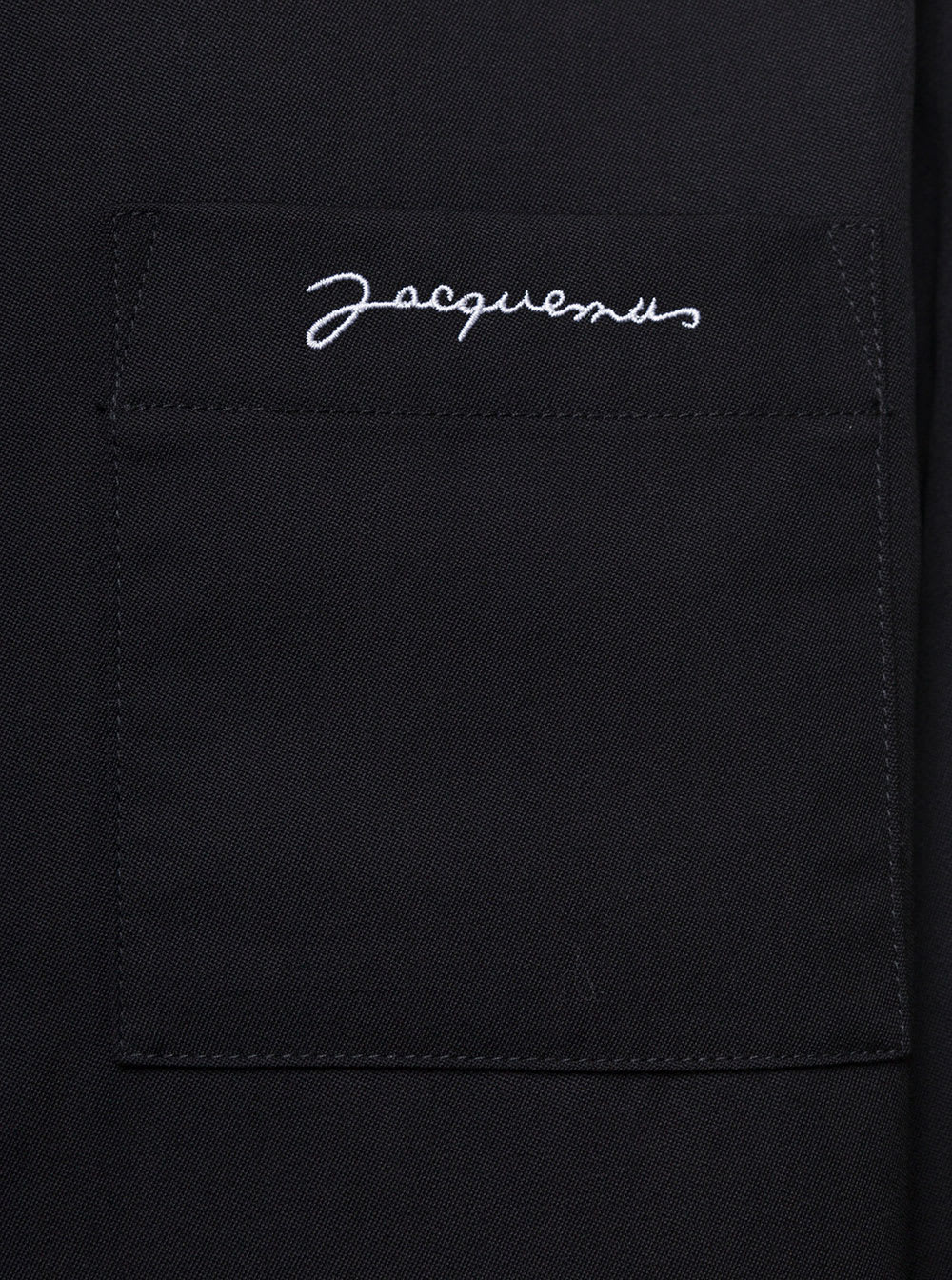 Shop Jacquemus La Chemise Boulanger In Black