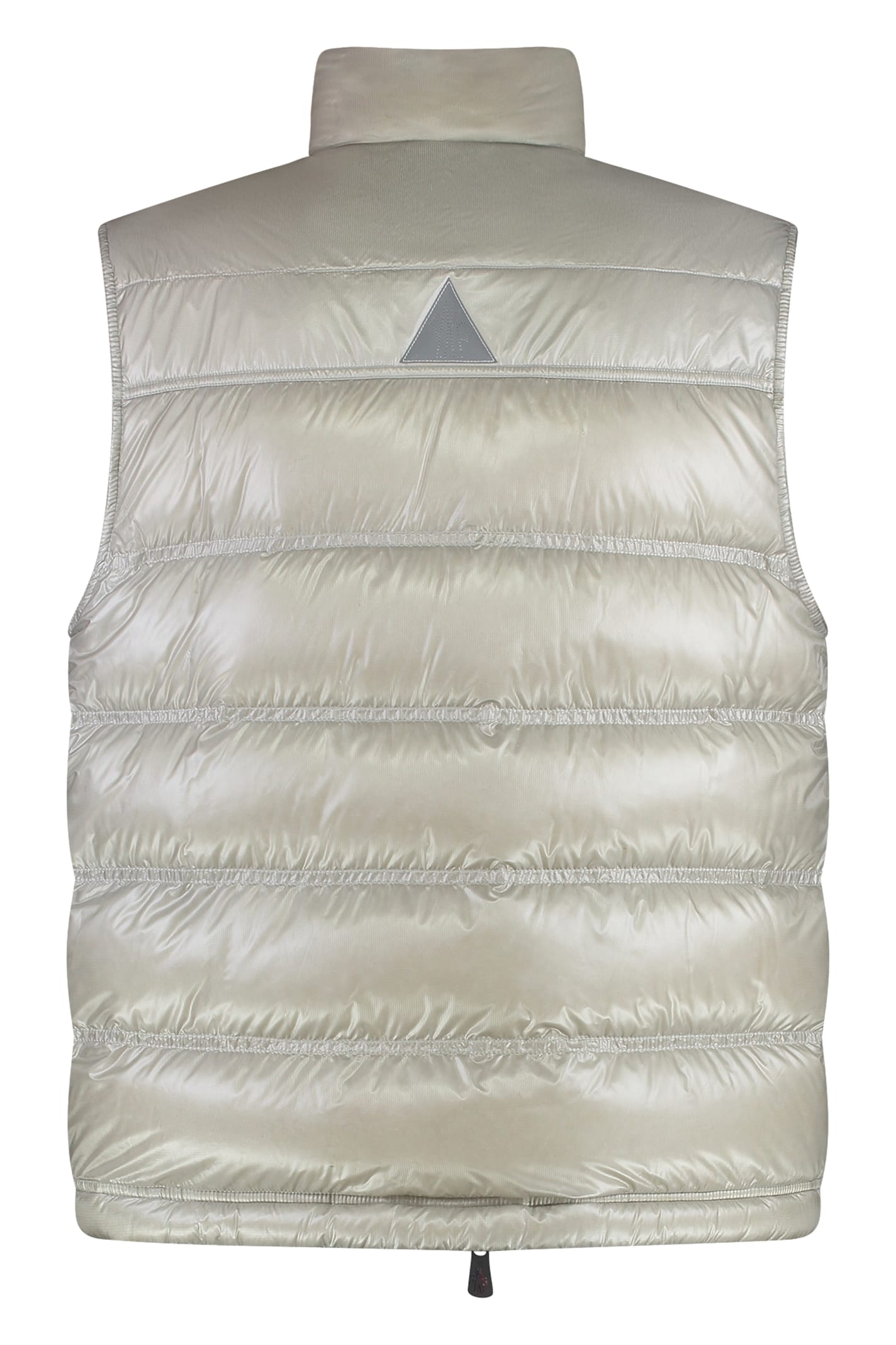 Moncler Drawstring Adjustable Padded Bodywarmer In Grey