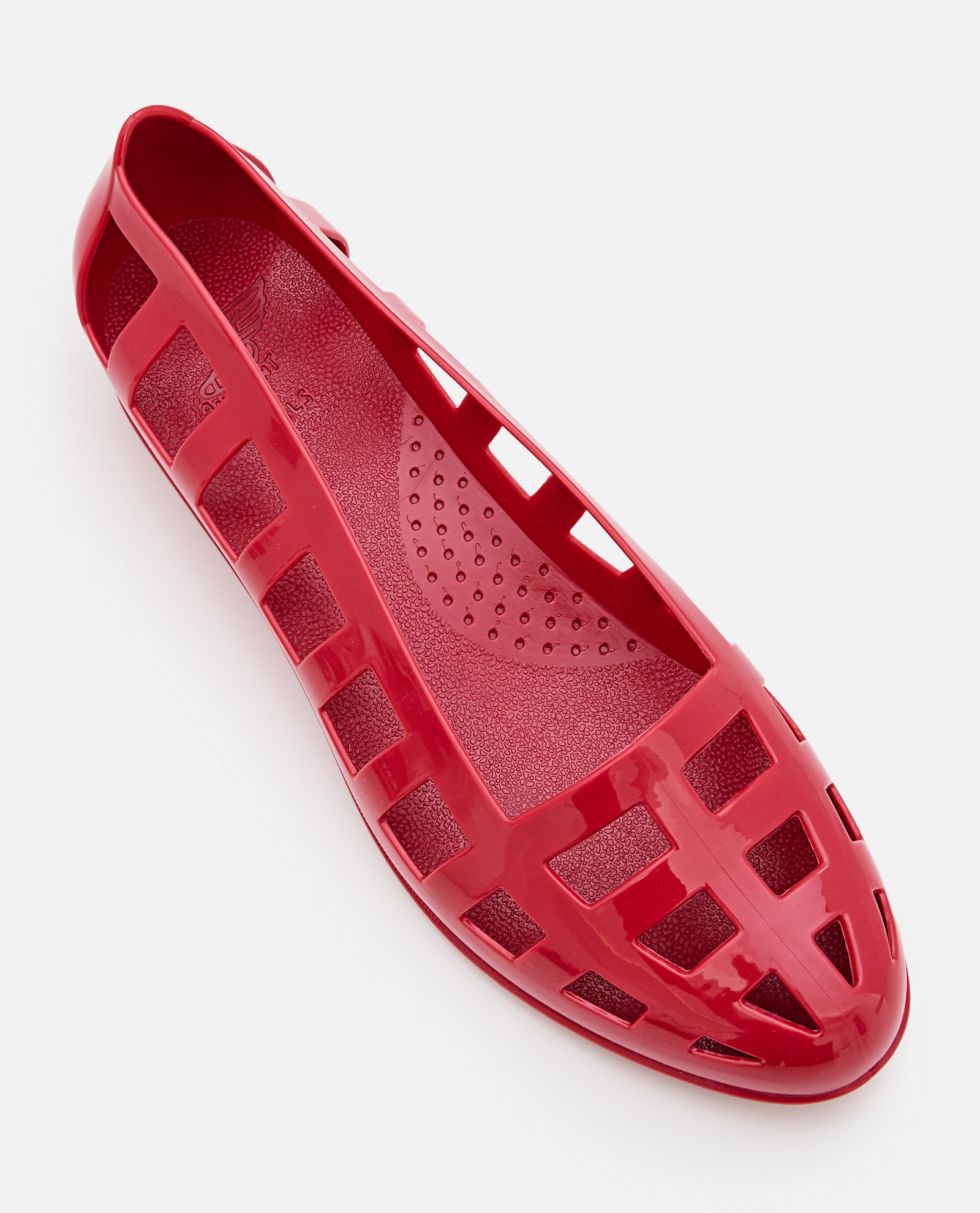 Ancient Greek Sandals Elli Jelly Ballerina Shoes In Red