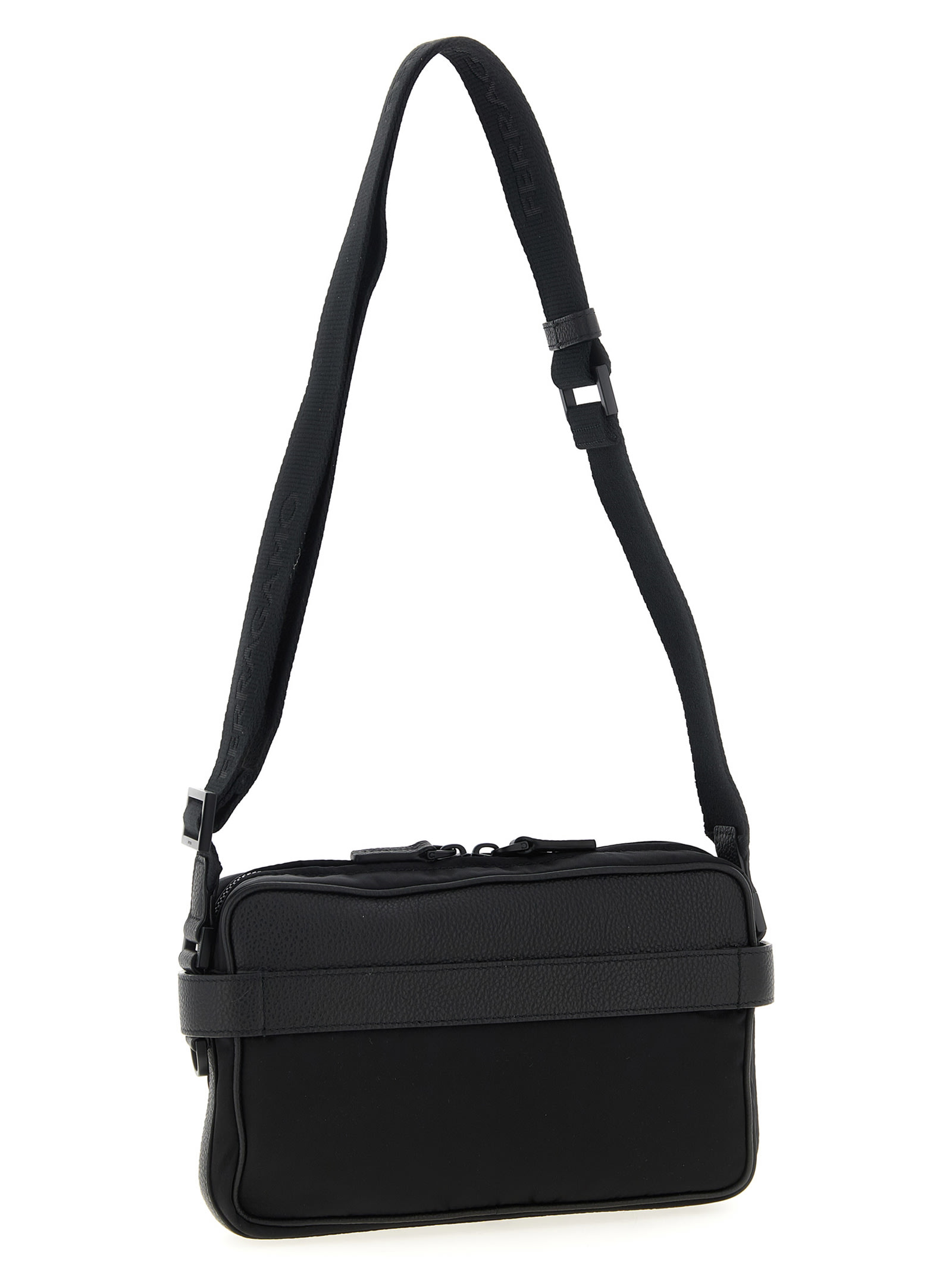 Ferragamo Modern Messenger Bag Adjustable Strap In Black