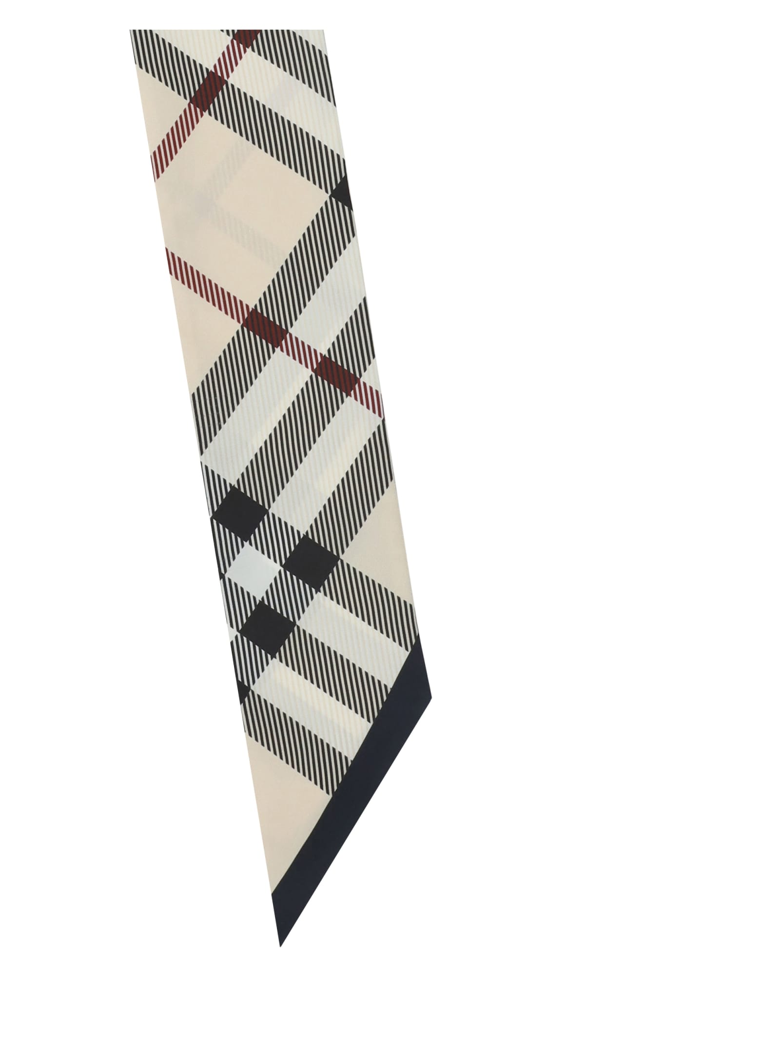 Shop Burberry Foulard In Stone