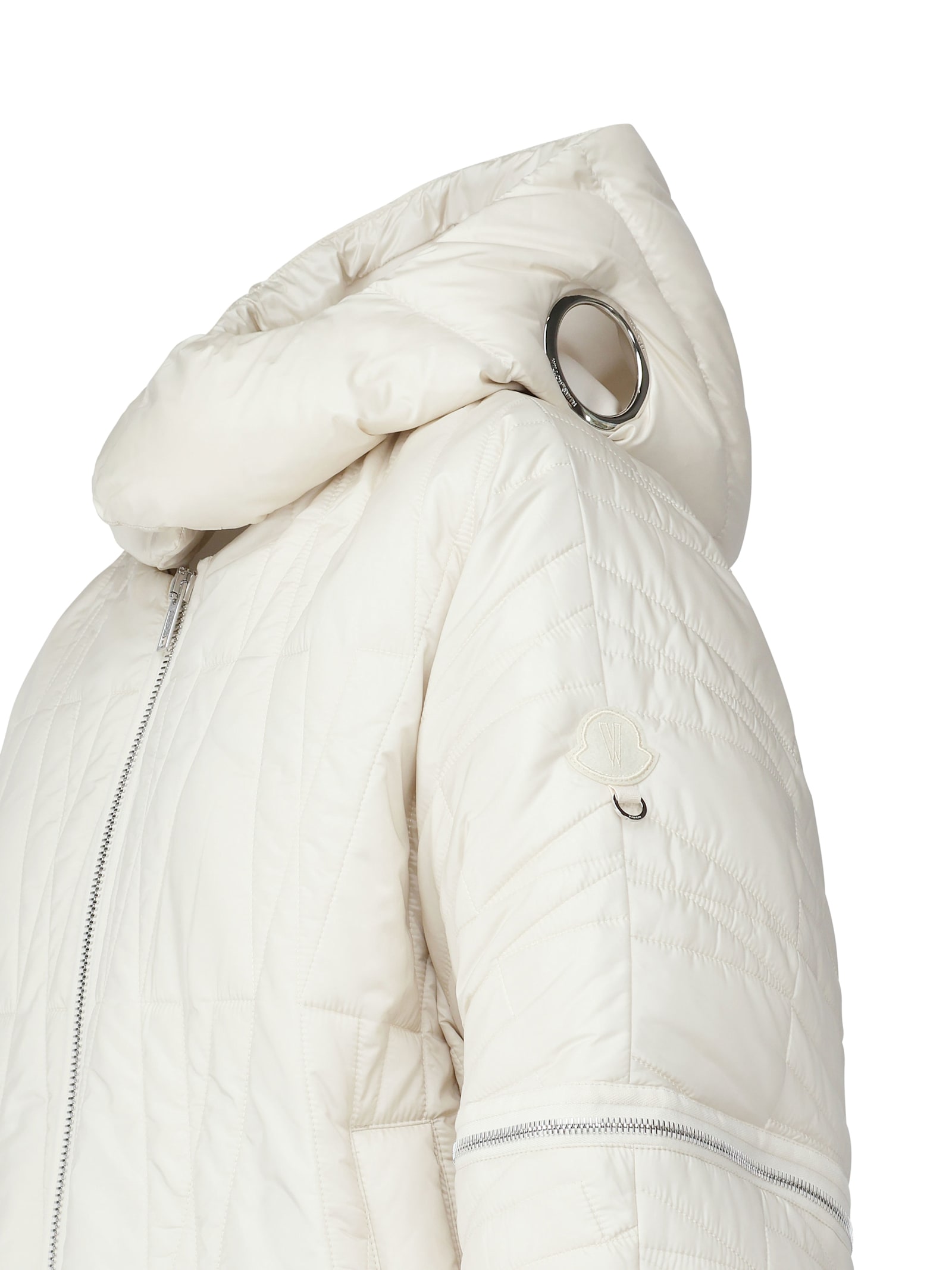 Moncler Genius Haissa 2-in-1 Moncler X Willow Smith Short Down Jacket In White