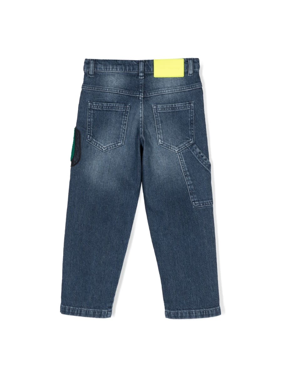 Shop Little Marc Jacobs Mj Jeans In Denim