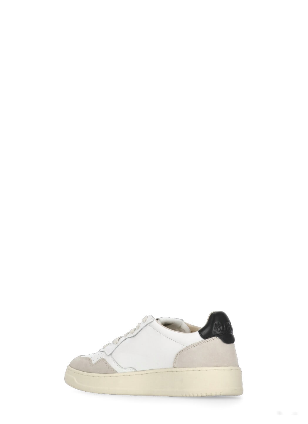 Autry Low-top Sneakers With Leather And Suede Accents In White