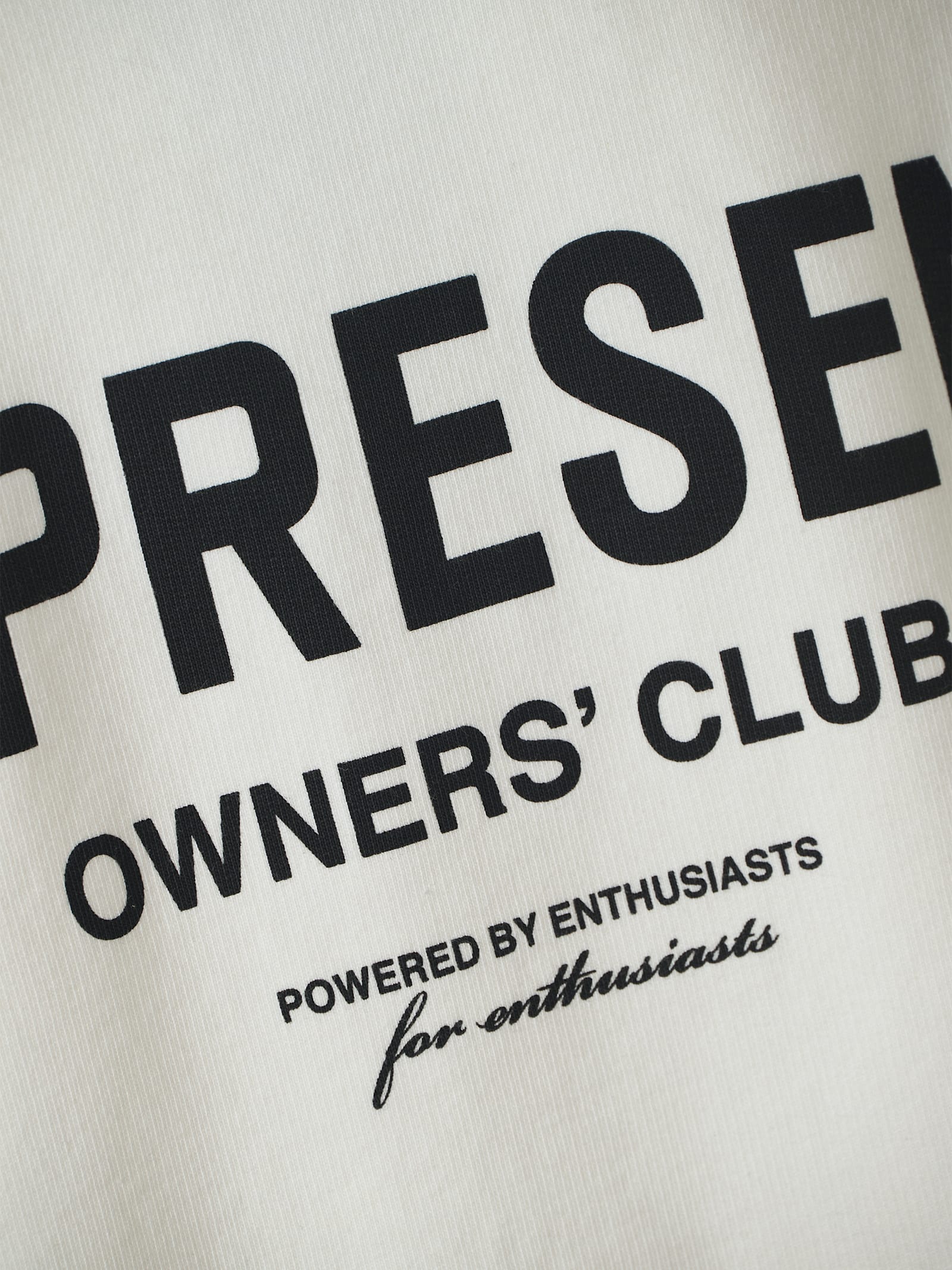 Shop Represent Owners Club Hoodie In Flat White