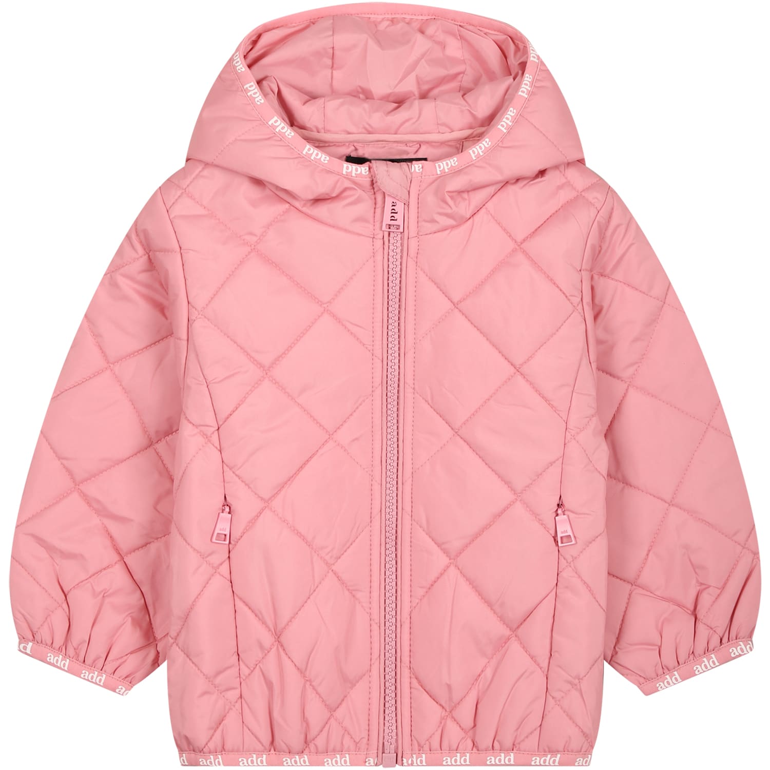 Add Pink Quilted Jacket For Baby