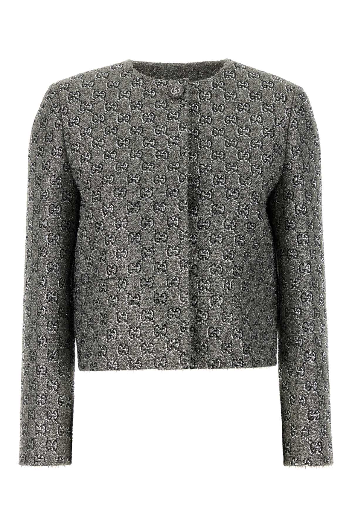 Embellished Tweed Blazer