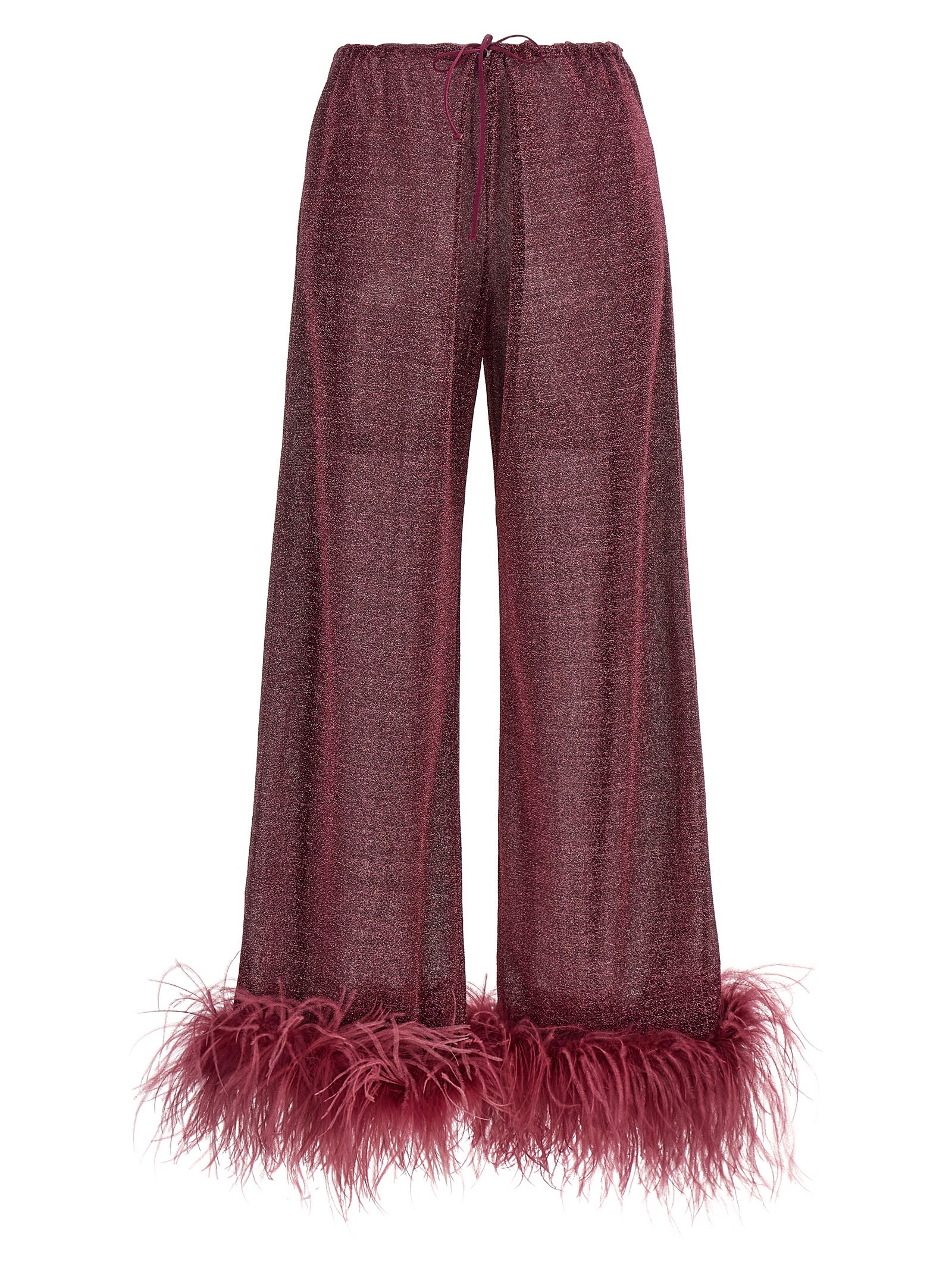 Oseree Lumiere Plumage Pants In Purple