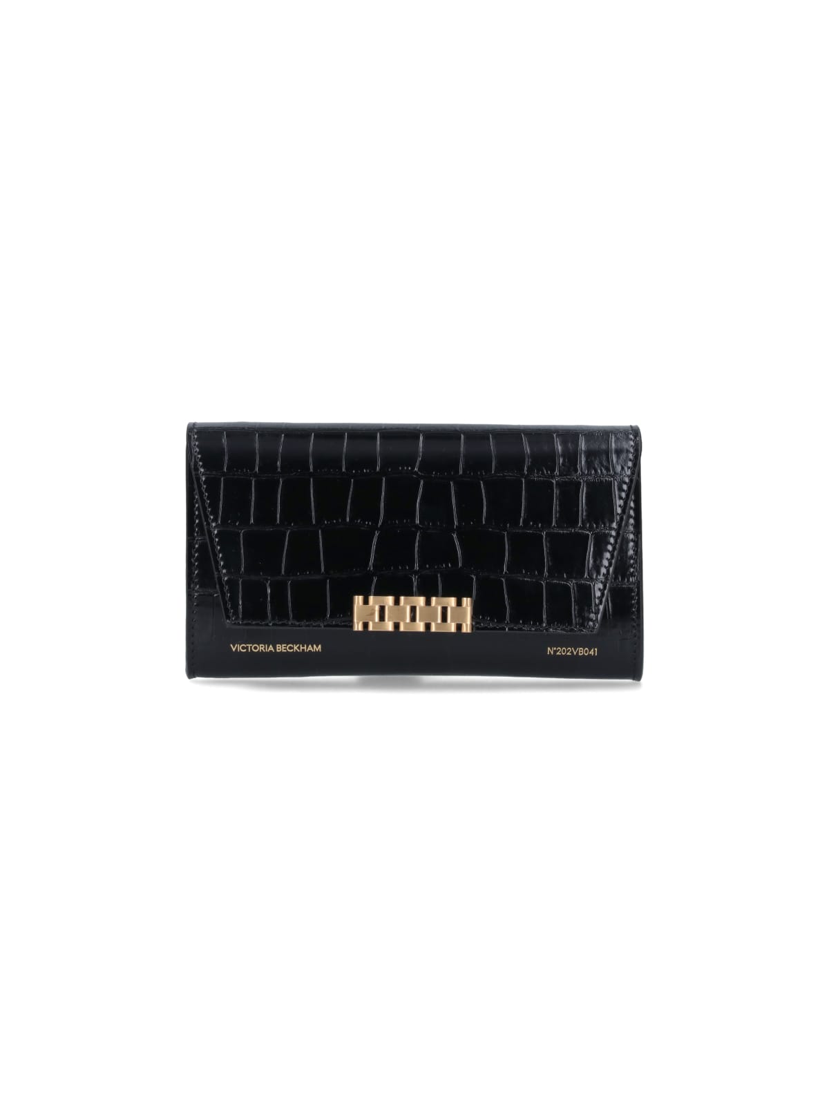 Shop Victoria Beckham Crossbody Wallet In Black