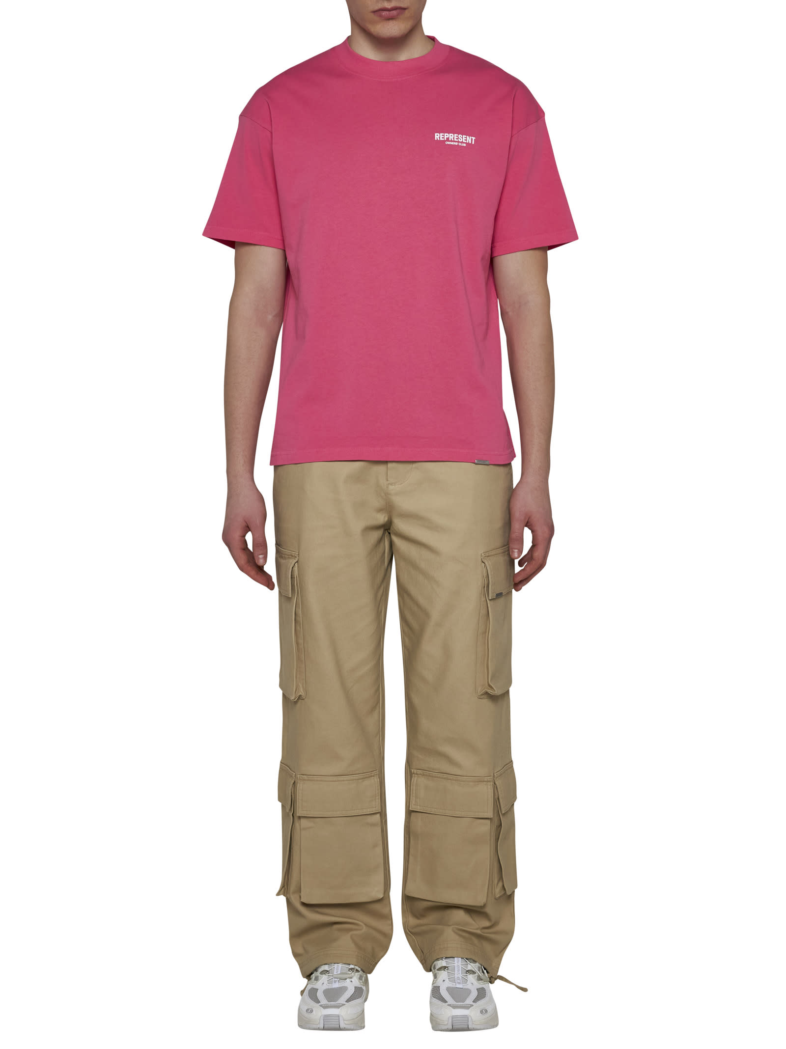 Shop Represent T-shirt In Bubblegum Pink