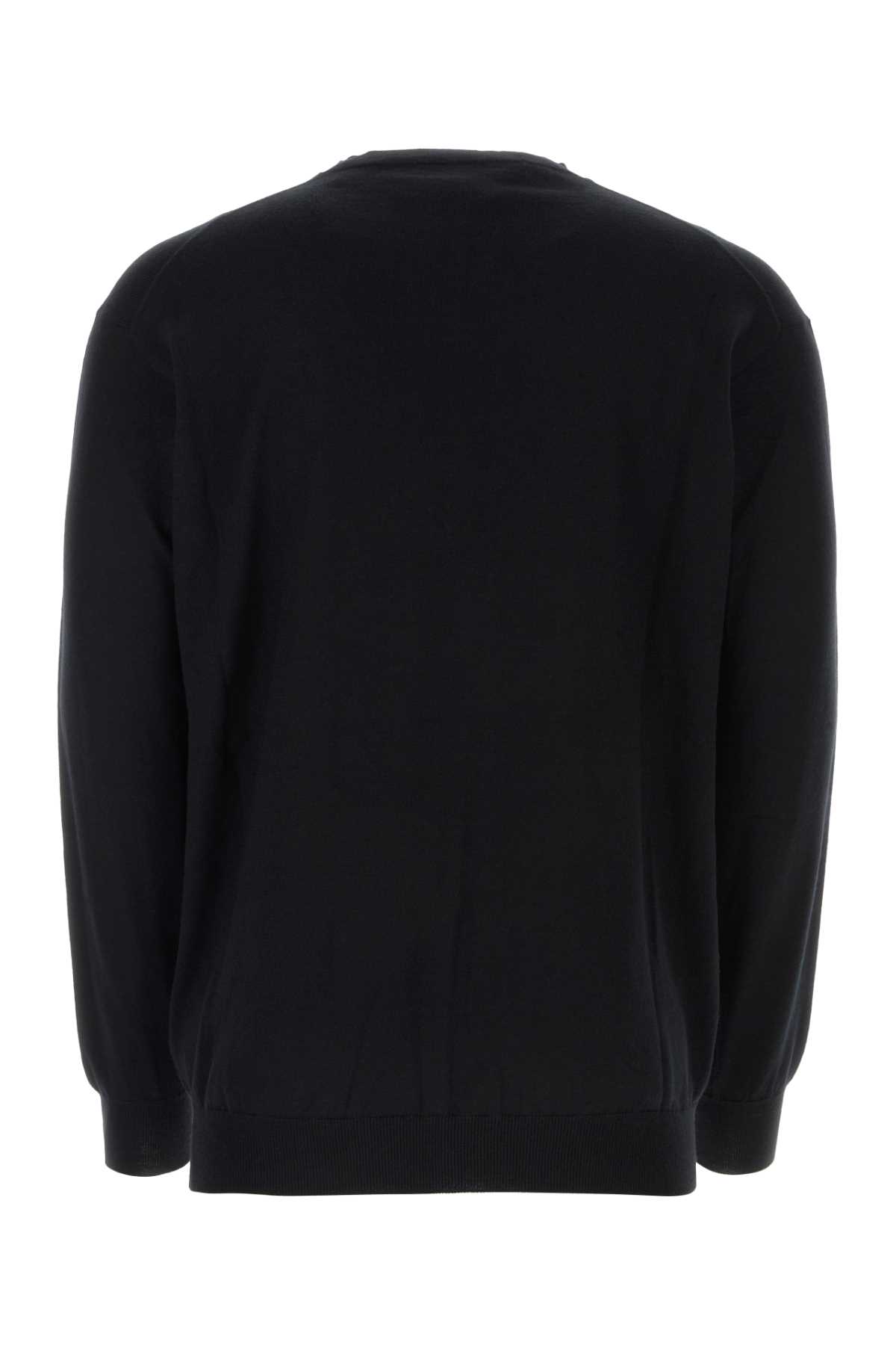 Shop Prada Black Cashmere Sweater In Nero