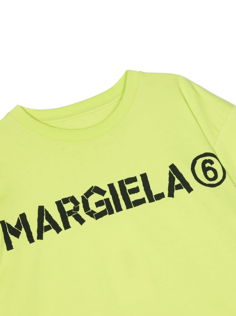 Shop Mm6 Maison Margiela Mm6t65u T-shirt In Slime Green