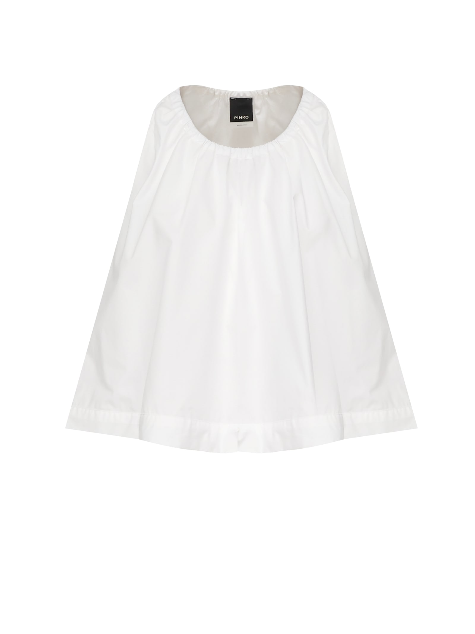 Loose-fitting Top In Cotton Poplin
