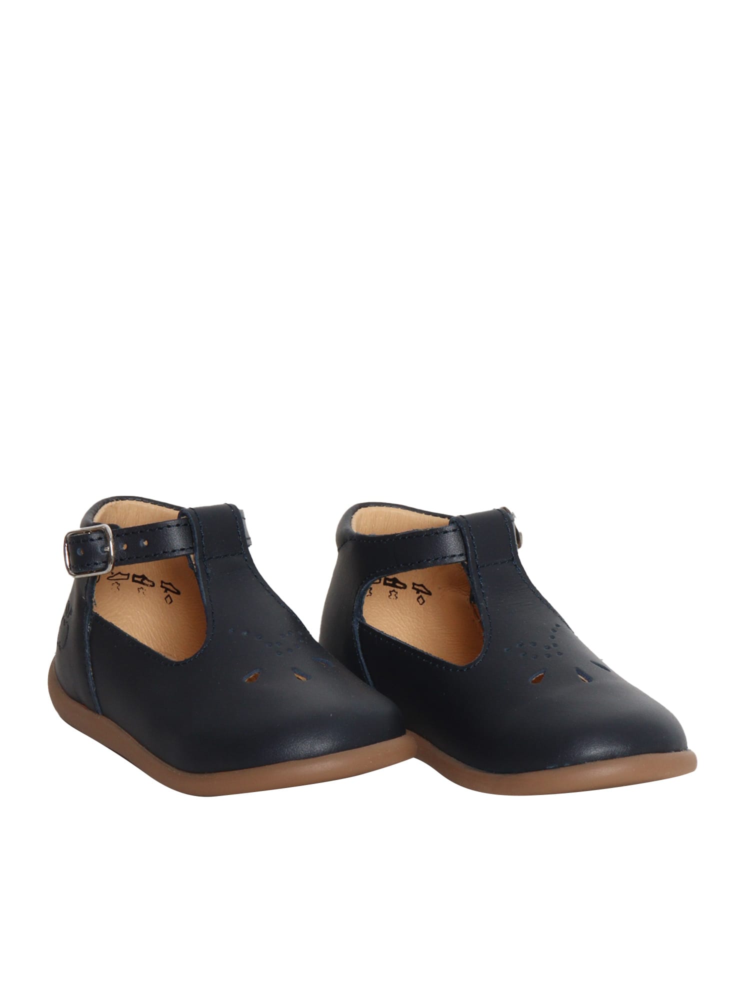 Pom D'api Stand-up Salome Shoes In Blue