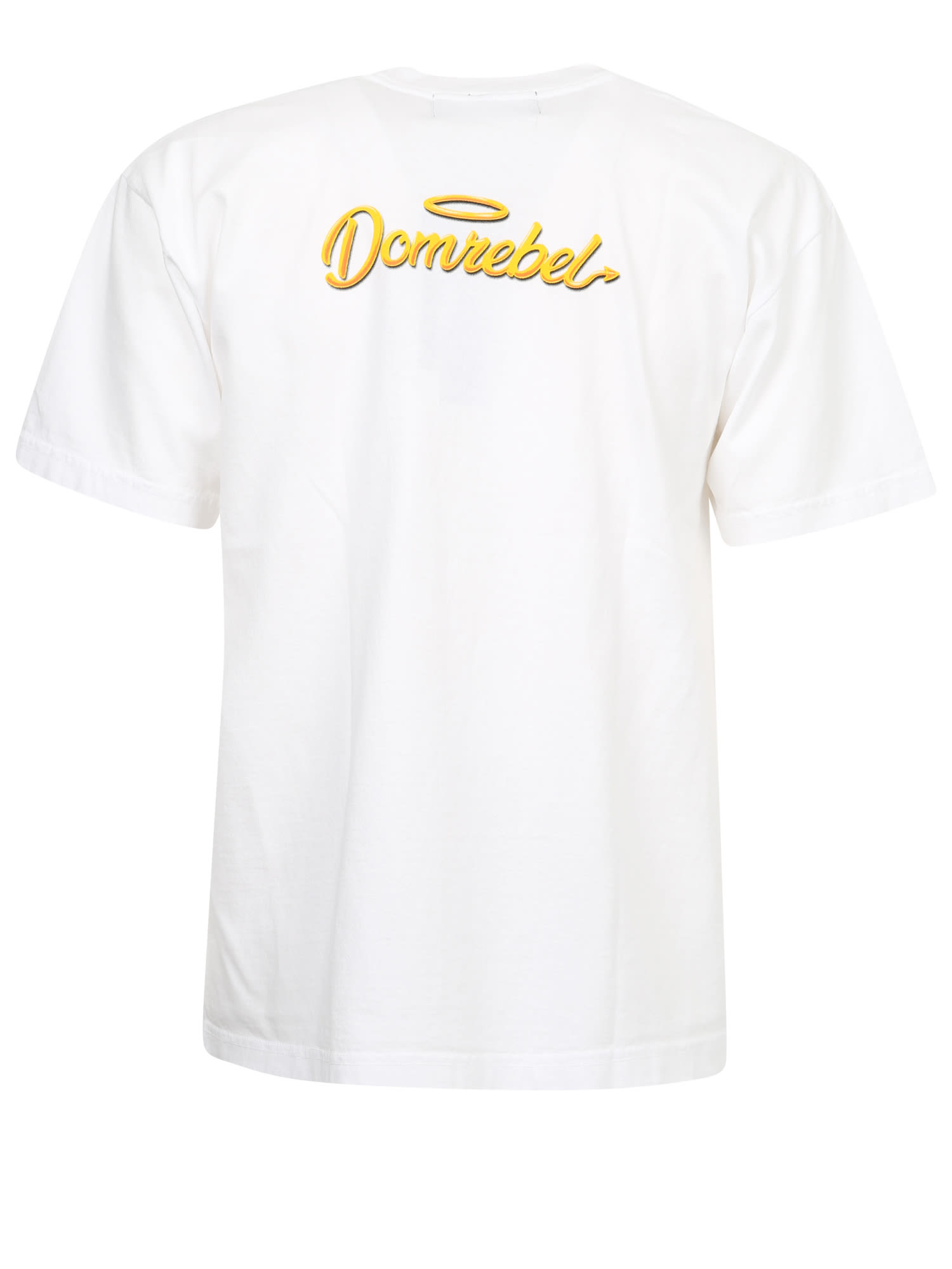 Shop Domrebel Cotton T-shirt In White