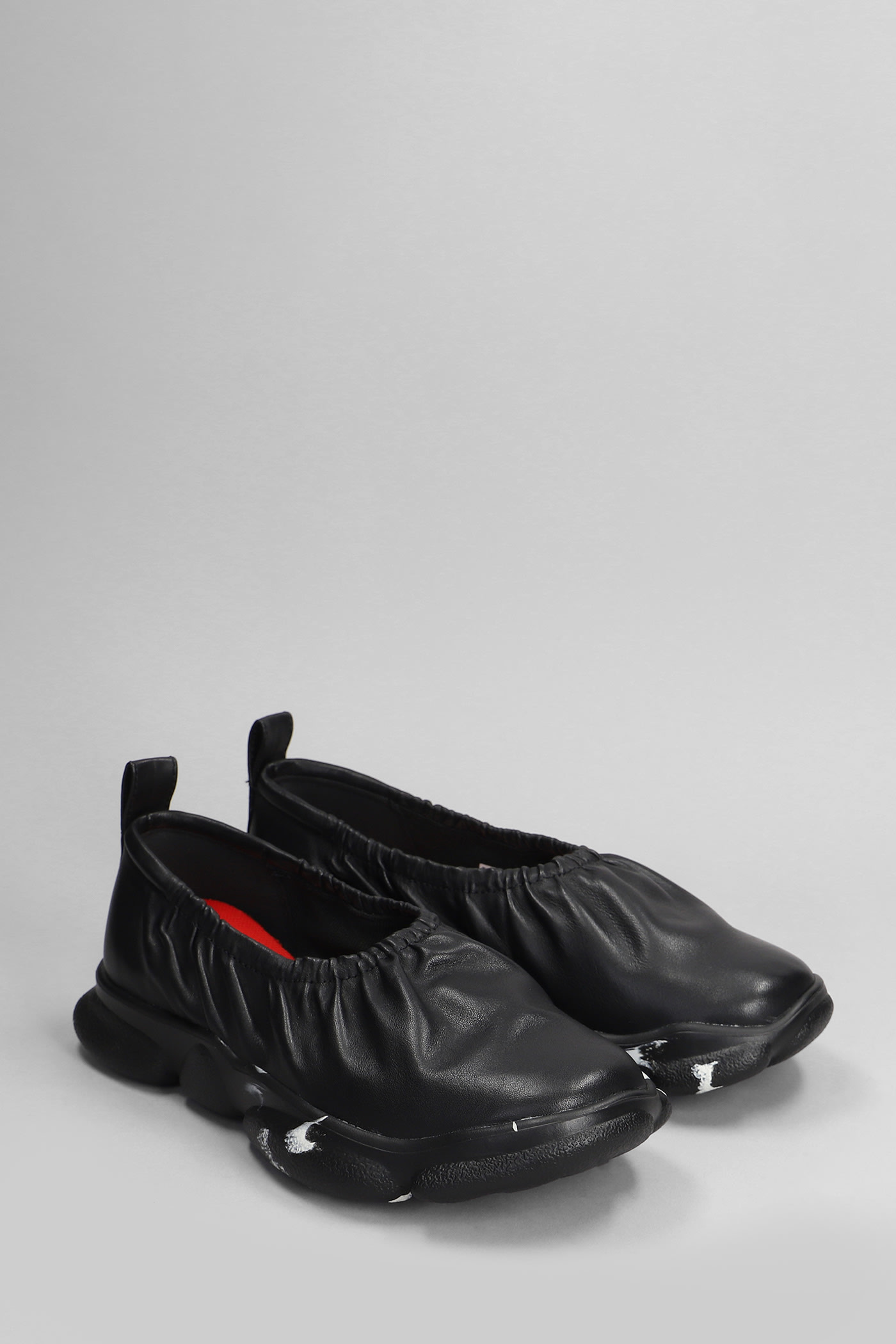 Shop Camper Karst Sneakers In Black Leather