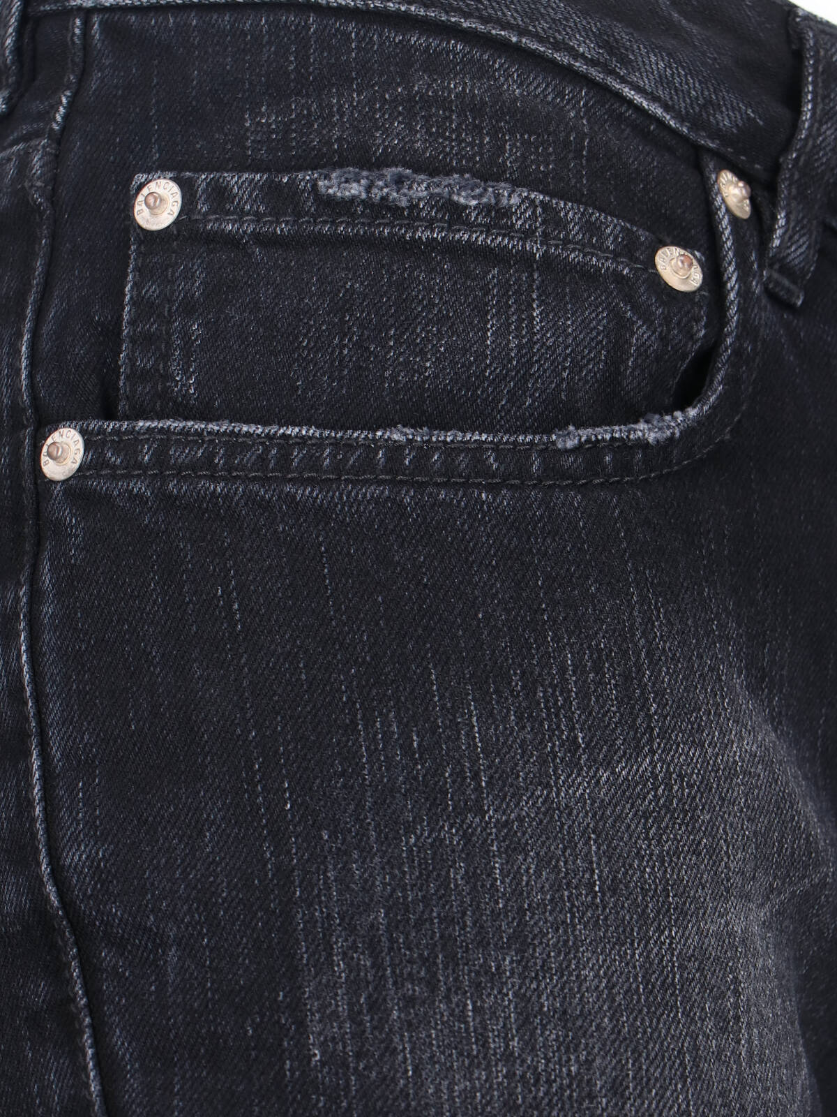 Balenciaga Wide Leg Pants In Black