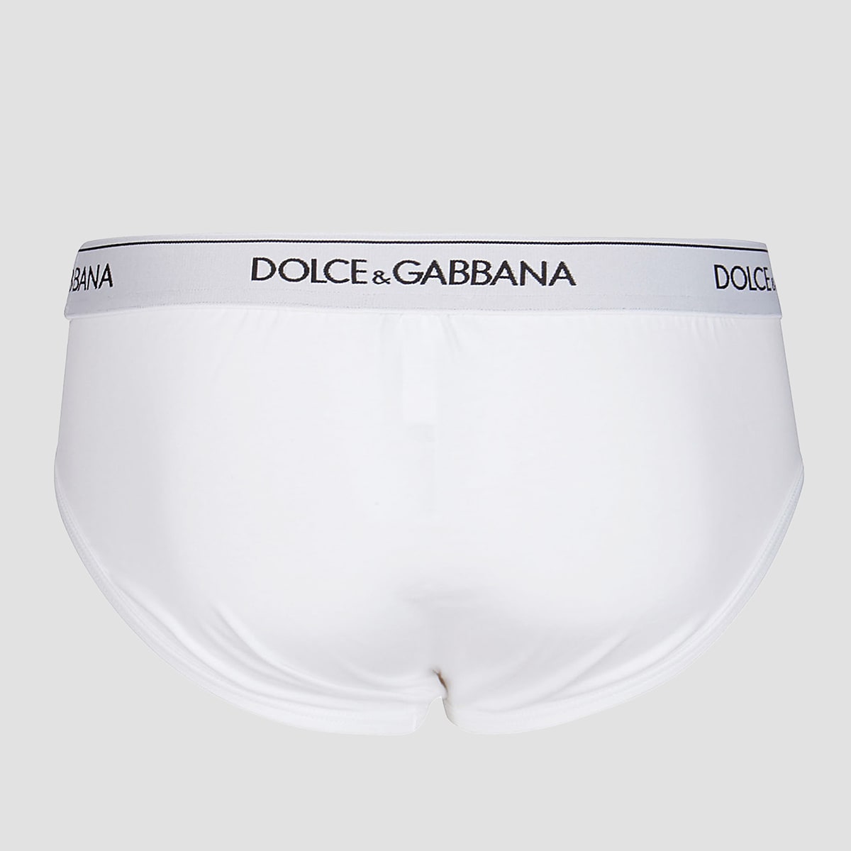 Shop Dolce & Gabbana White Cotton Brief Set