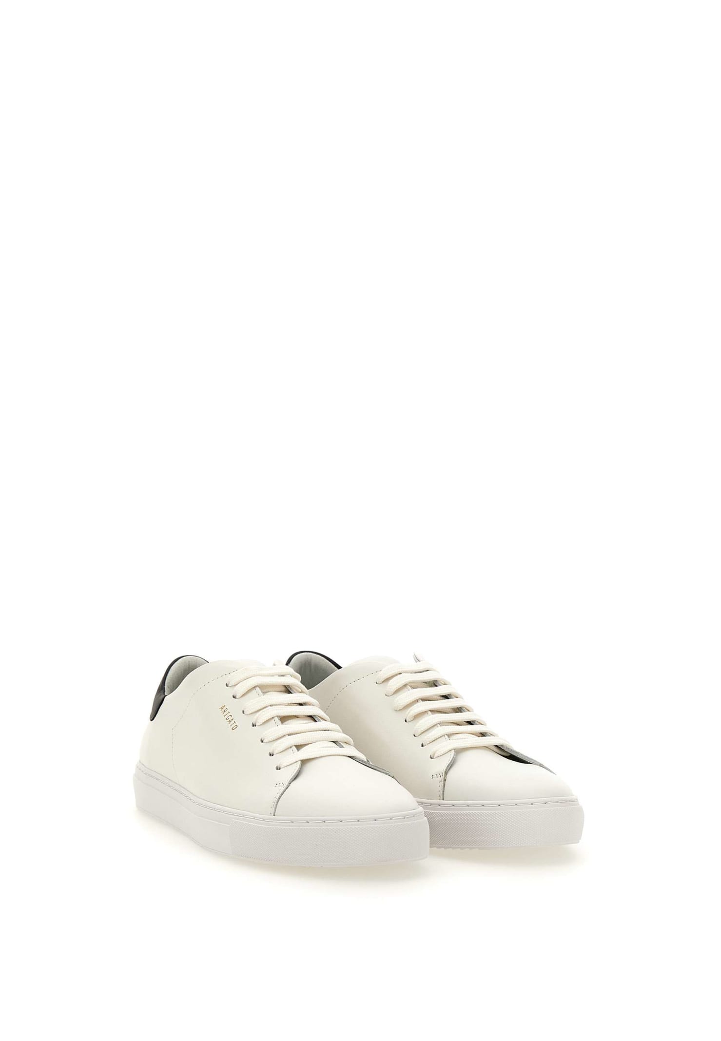 Shop Axel Arigato Clean 90 Contrast Leather Sneakers In White Black