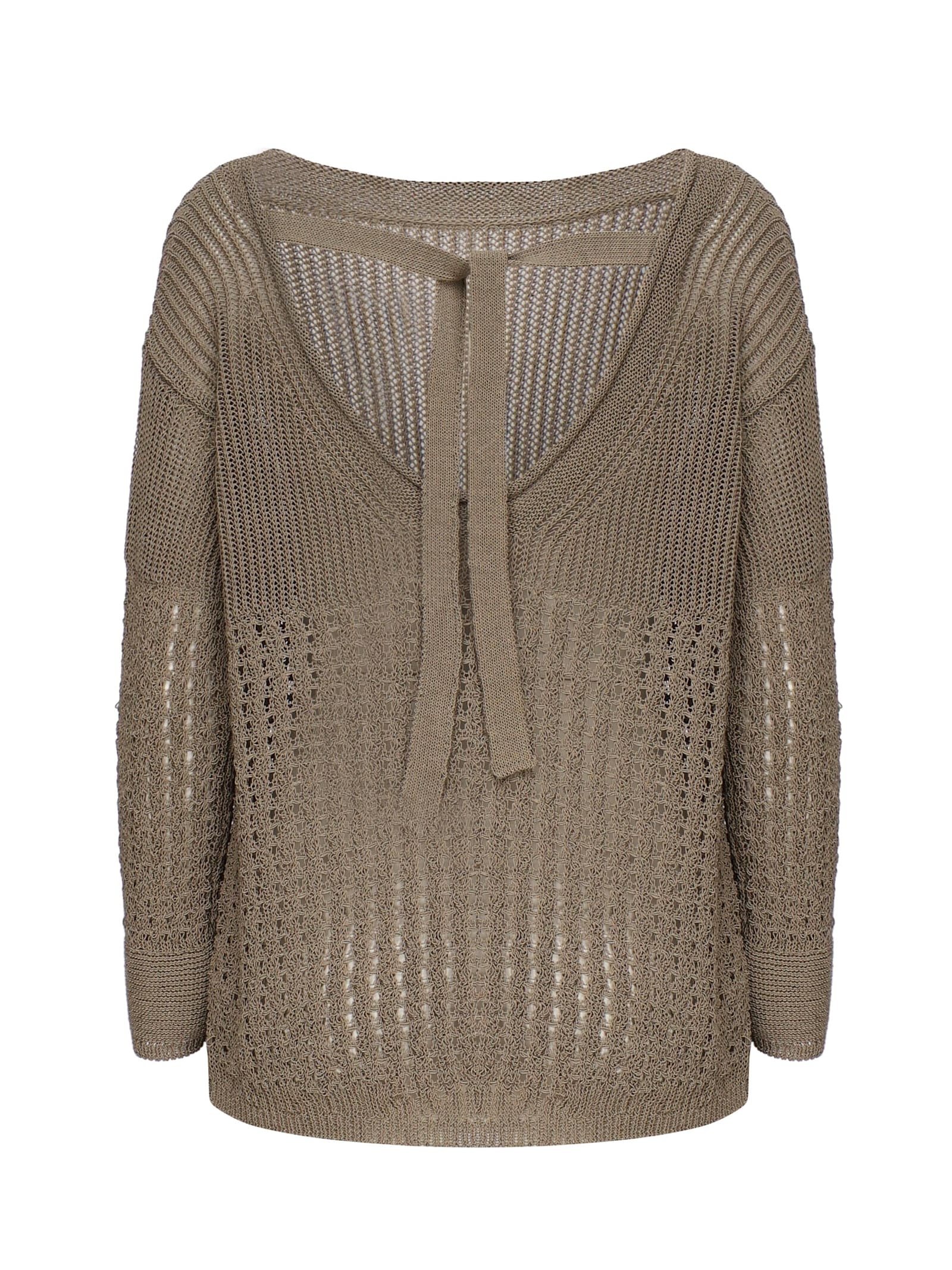 Max Mara Knitted Open-back Sweater