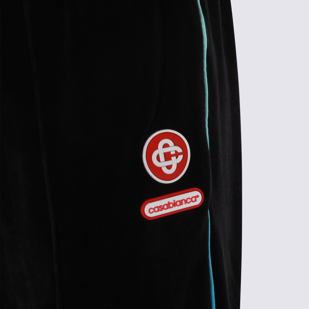 Casablanca Trousers Blacks And Greys In Black