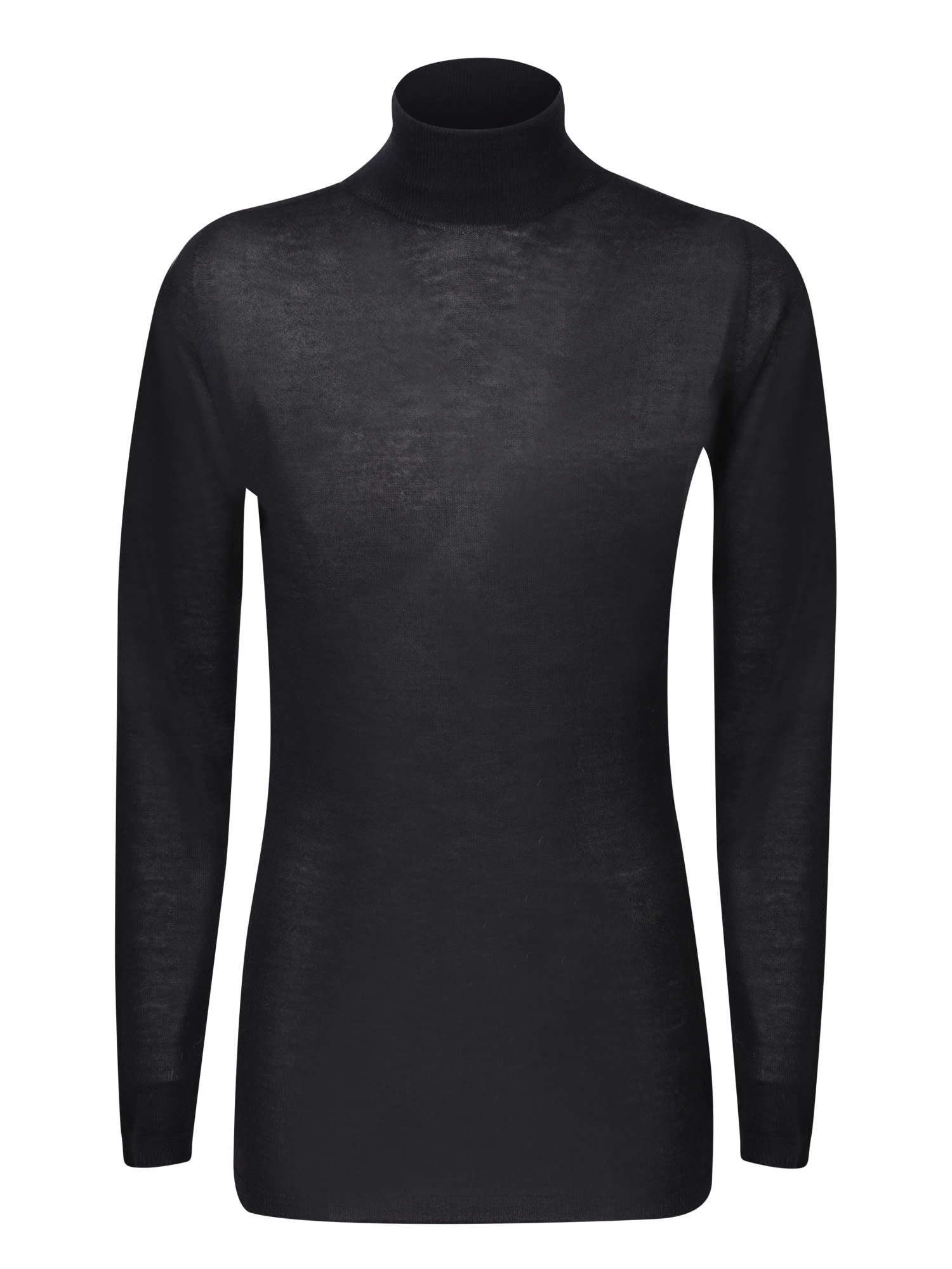 Fabiana Filippi High Neck Black Sweater