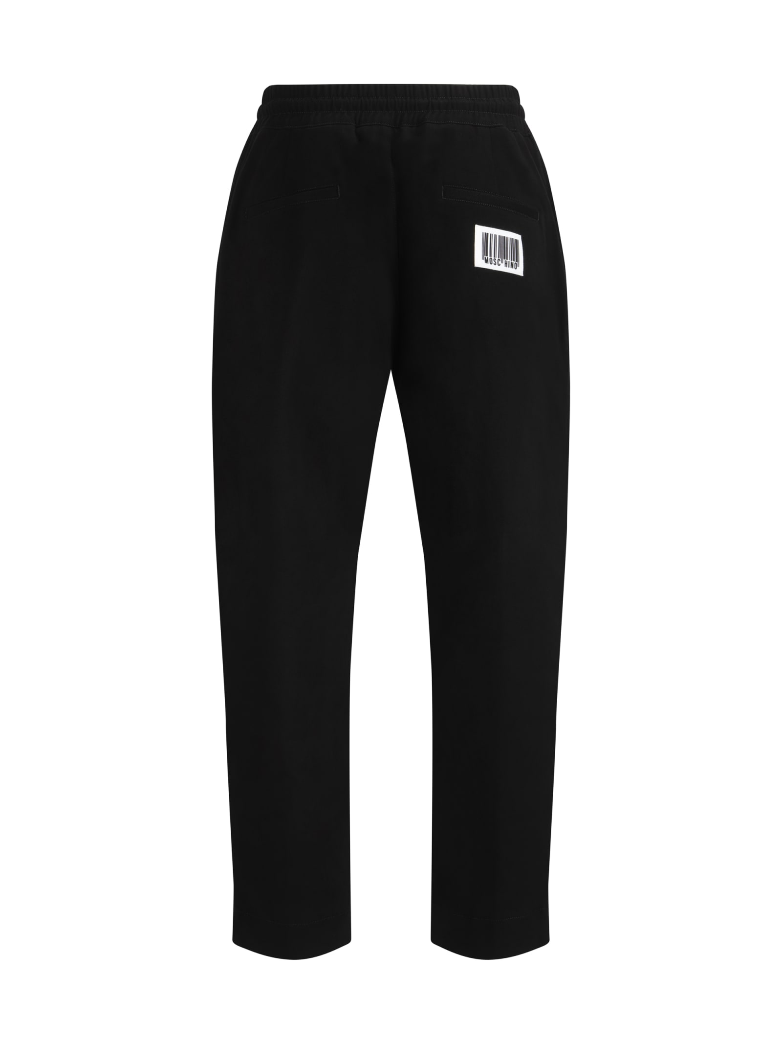 Shop Moschino Pants In Black 555