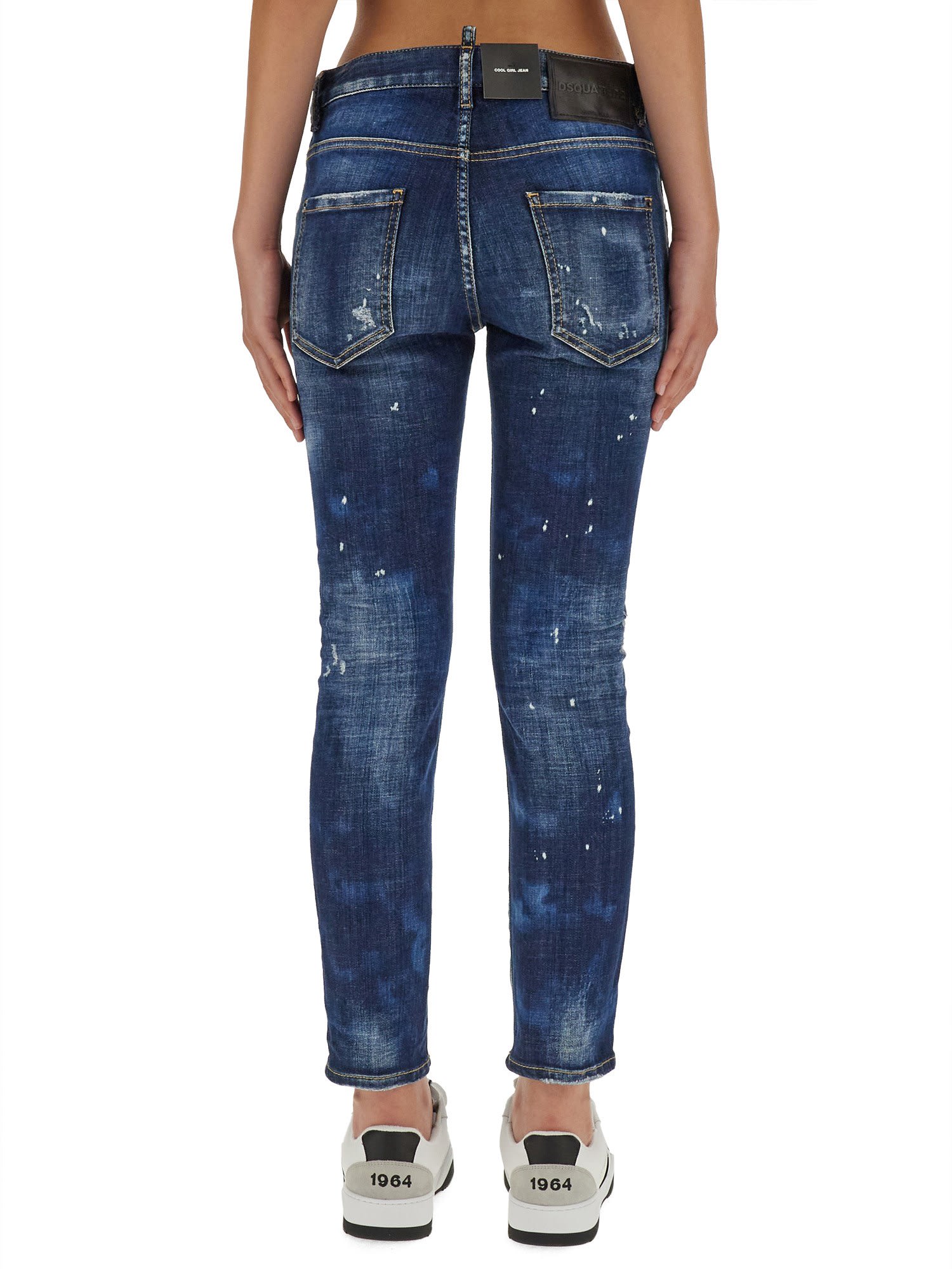 Dsquared2 Cool Girl Jeans In Blu Denim