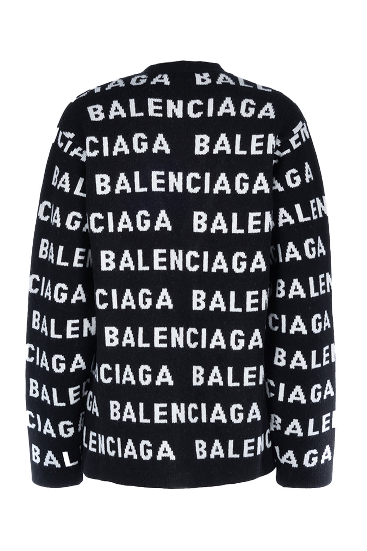 Shop Balenciaga Maglieria In Black White