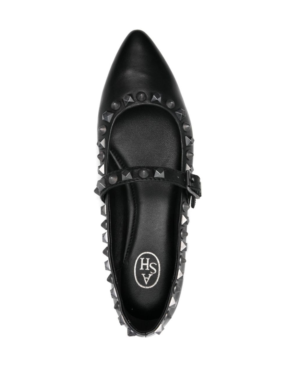 Shop Ash Beatnik01 Ballet Shoes In Black