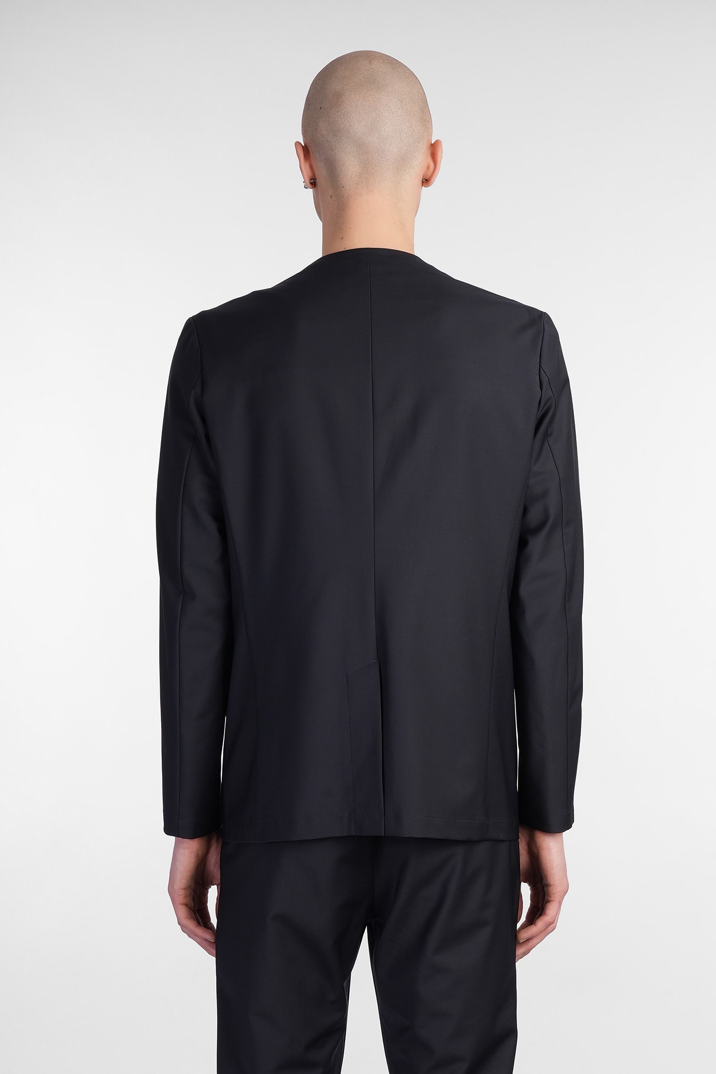 Attachment Blazer In Blue Polyester In Blue