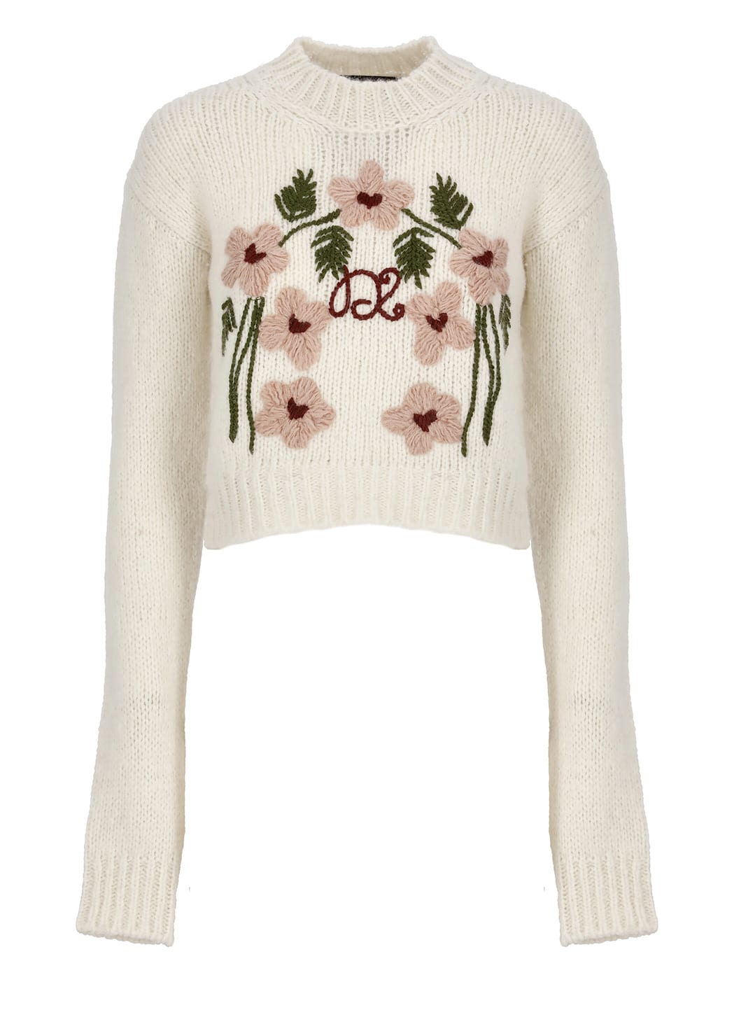 DSQUARED2 ALPACA jumper WITH EMBROIDERY