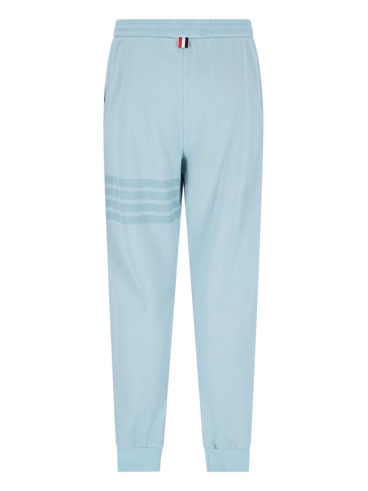 Shop Thom Browne 4-bar Track Pants In Light Blue