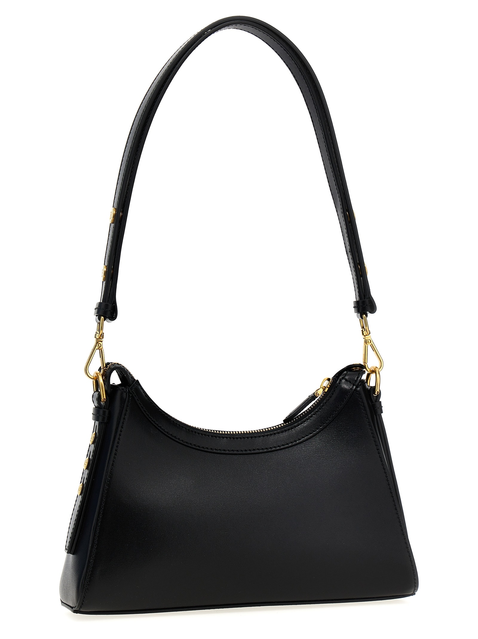 Shop Balmain B-buzz Hobo Shoulder Bag In Black