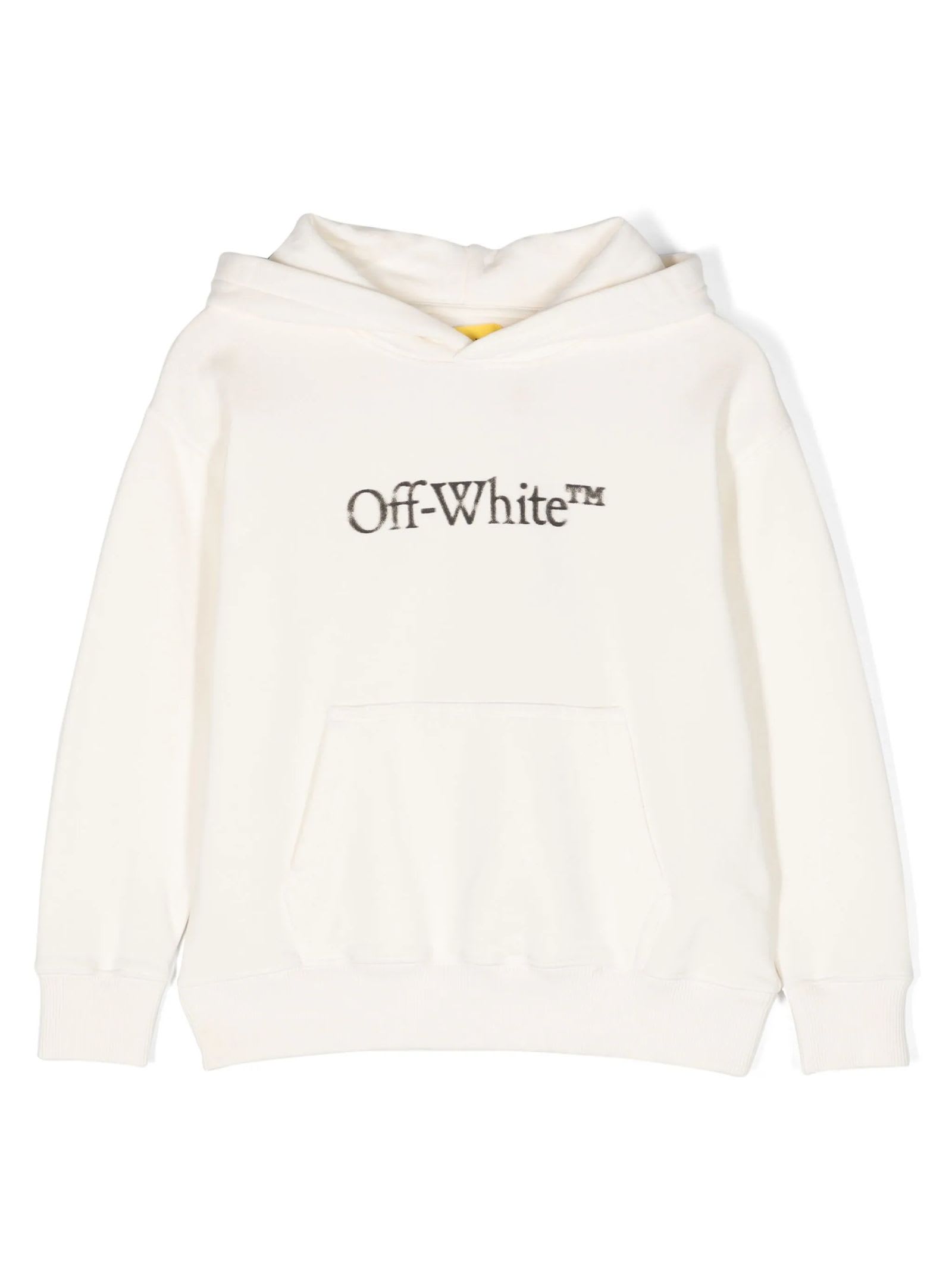 Off-White White Cotton Hoodie