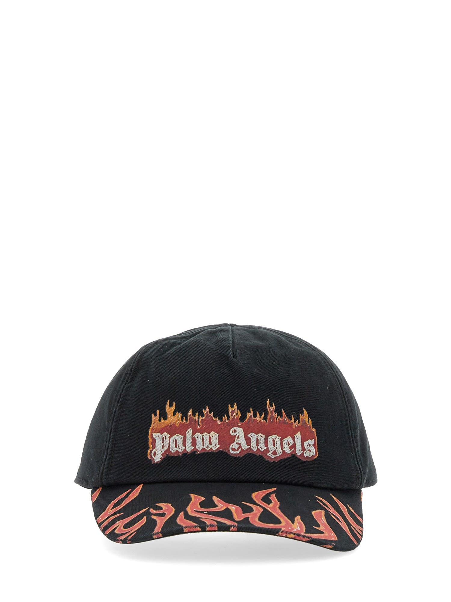 Palm Angels Burning Logo Baseball Hat