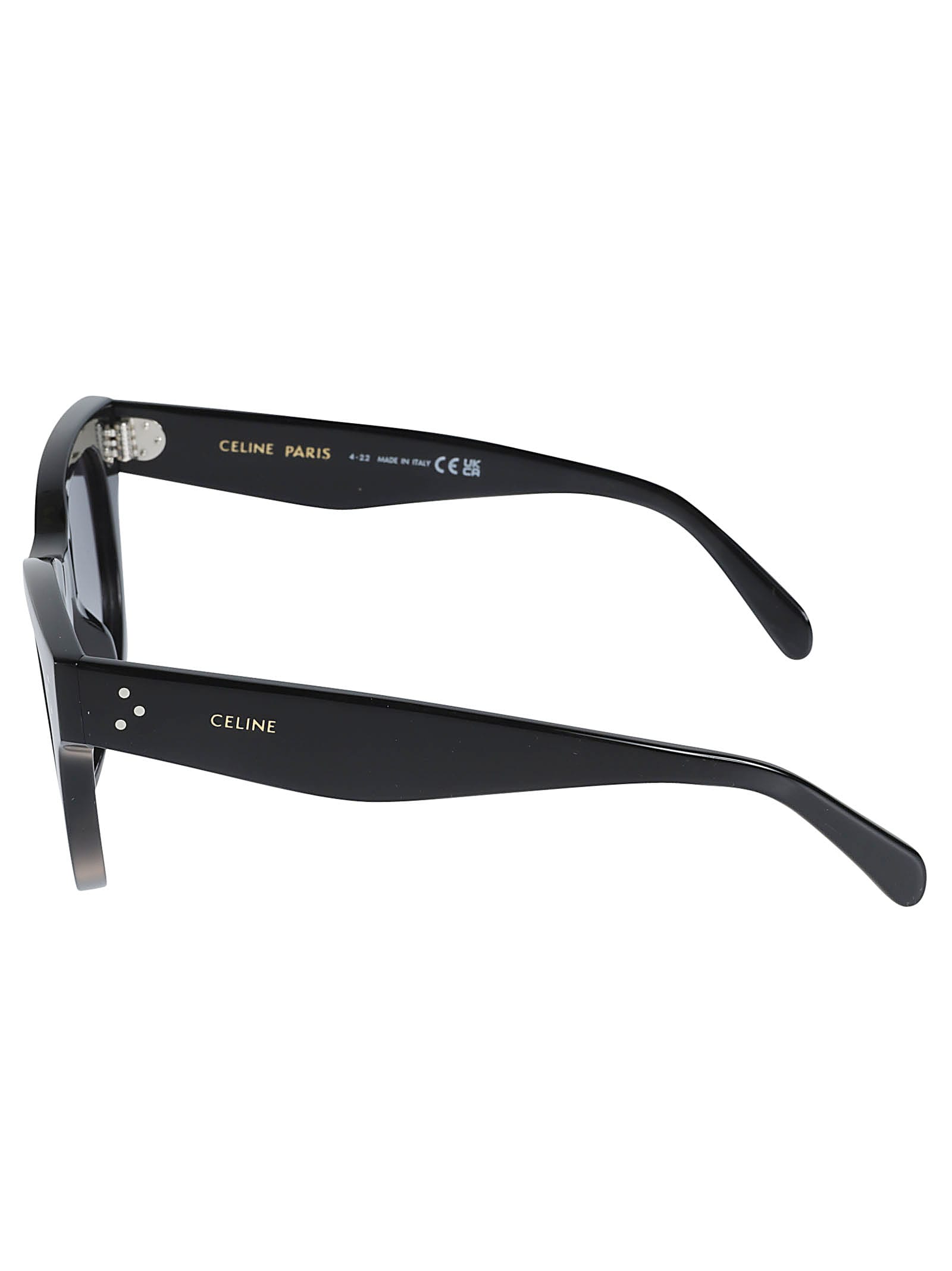 Celine Retro Square Sunglasses In Black