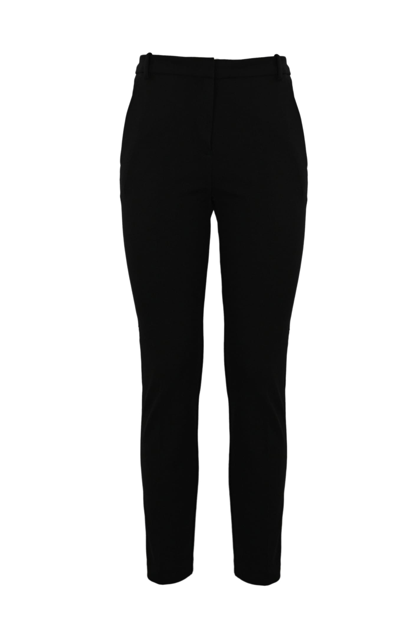 Shop Pinko Bello  Trousers In Fabric Stitch In Nero Limousine