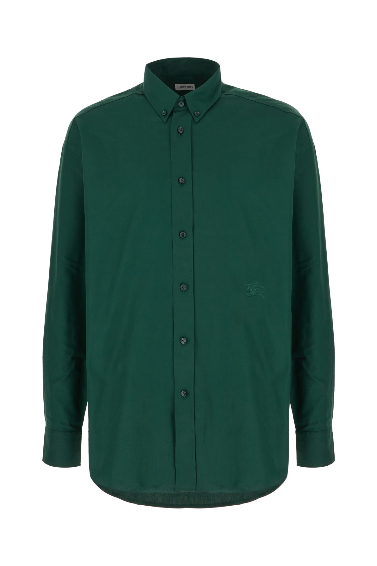 Burberry Cotton Oxford Shirt In Ivy