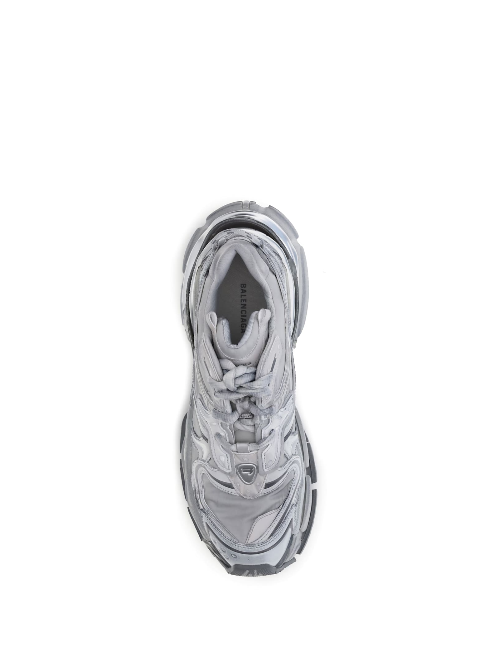 Balenciaga Men Runner 2 Low-top Nylon Sneakers