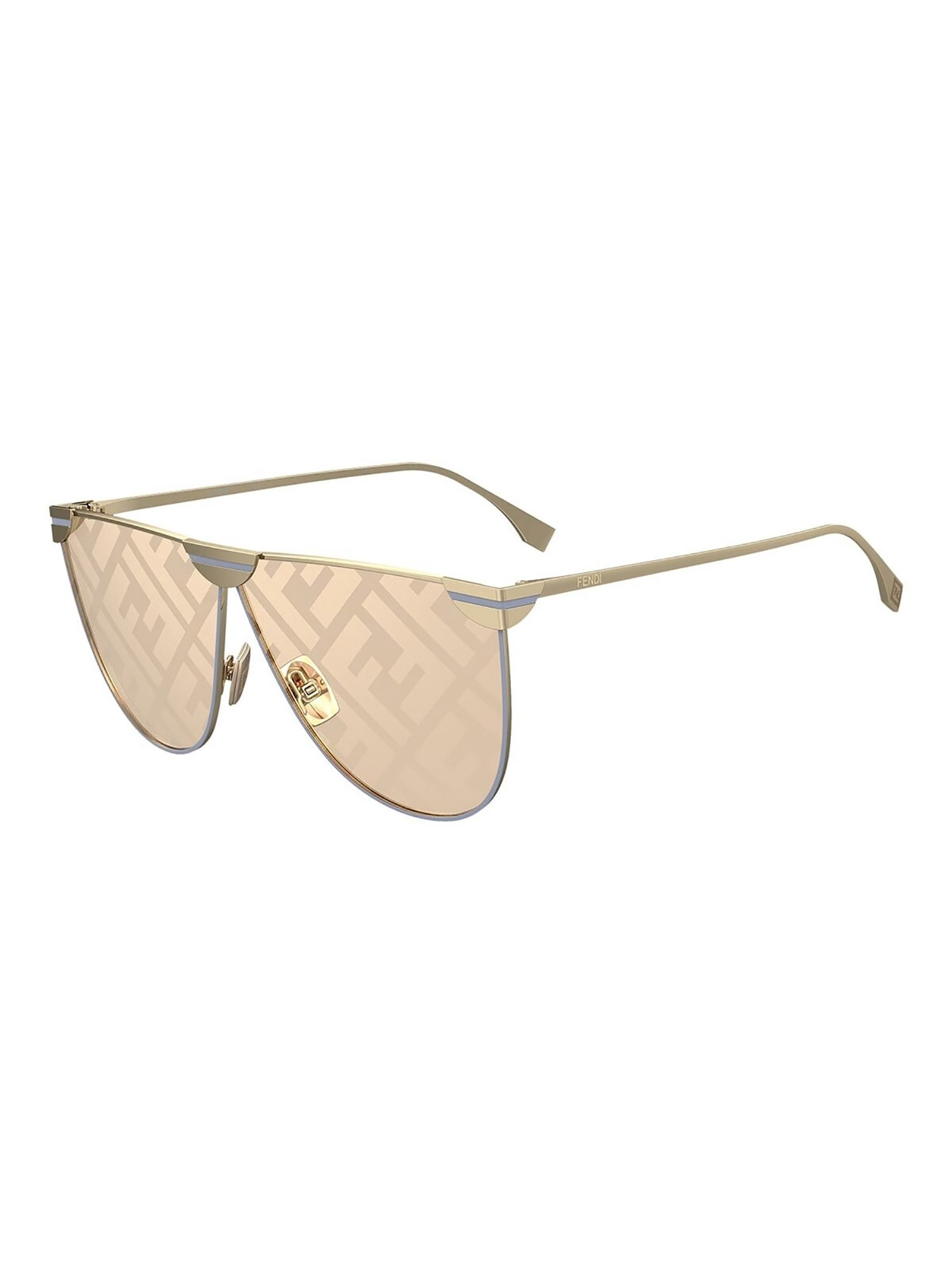 Fendi Ff 0467/s Sunglasses In /eb Gold Peach