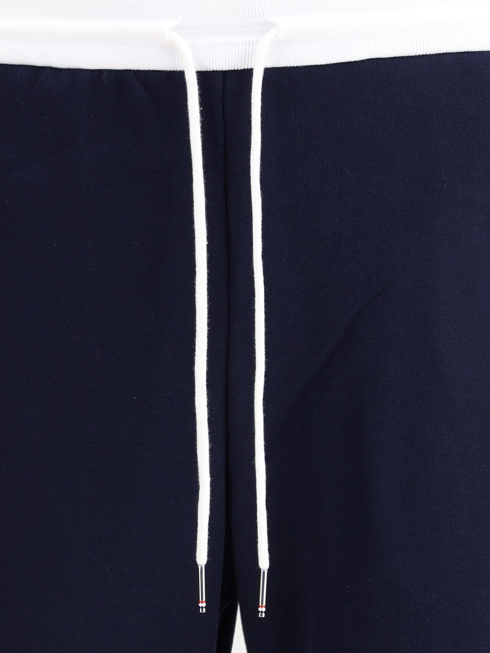 Thom Browne Sweatpants With Engineered 4 Bar In Solid Classic Loopback In Blue