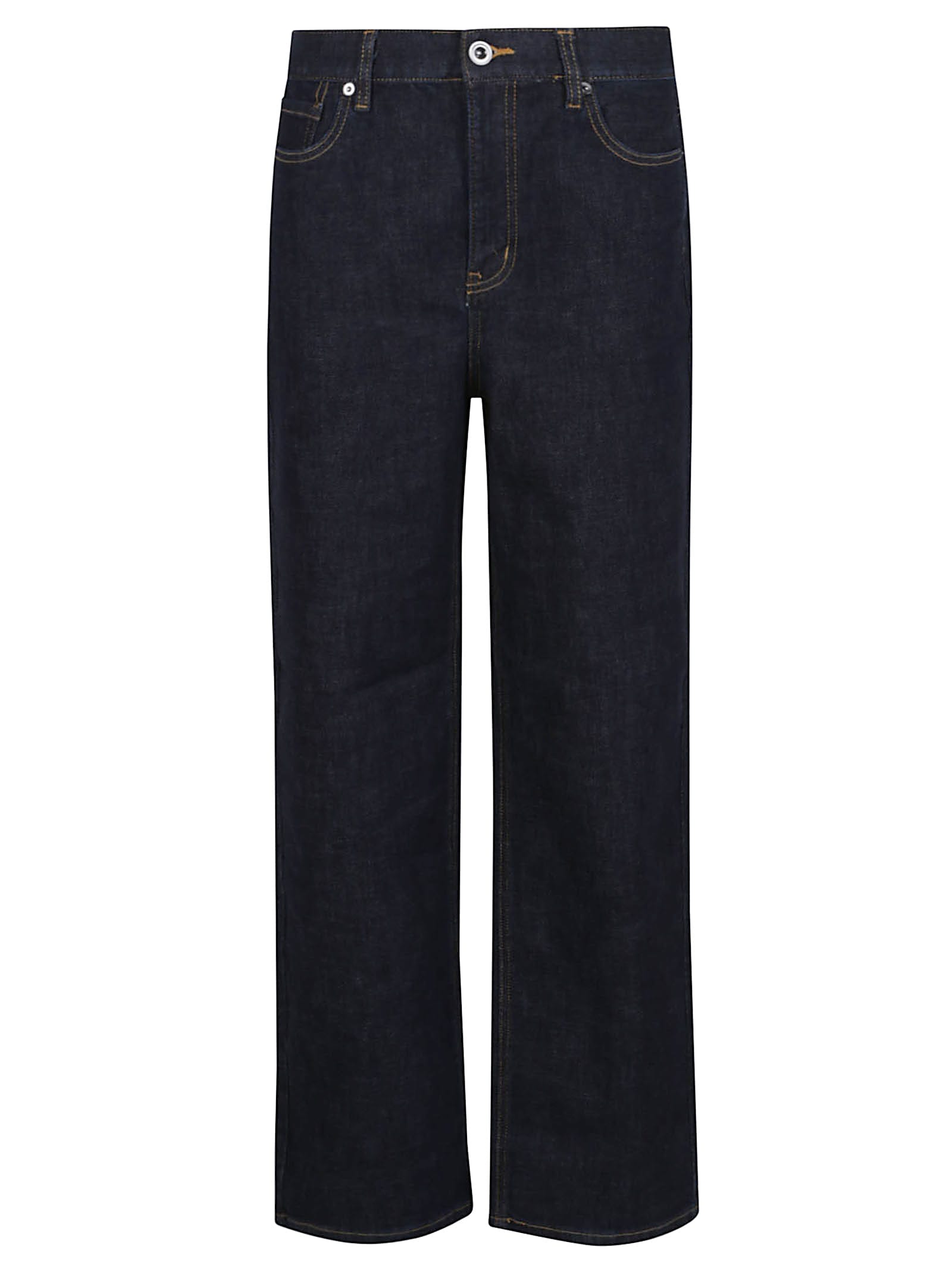 self-portrait Indigo Straight Leg Jeans